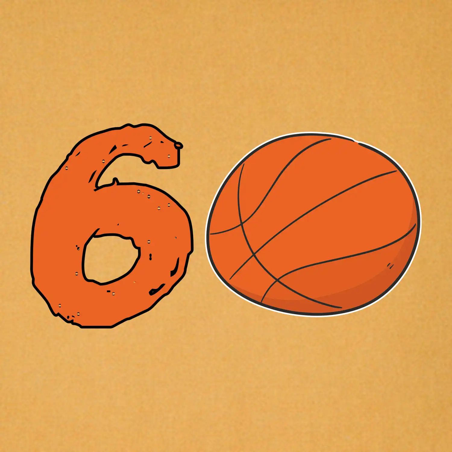 Basketball kulaté narozeniny 60