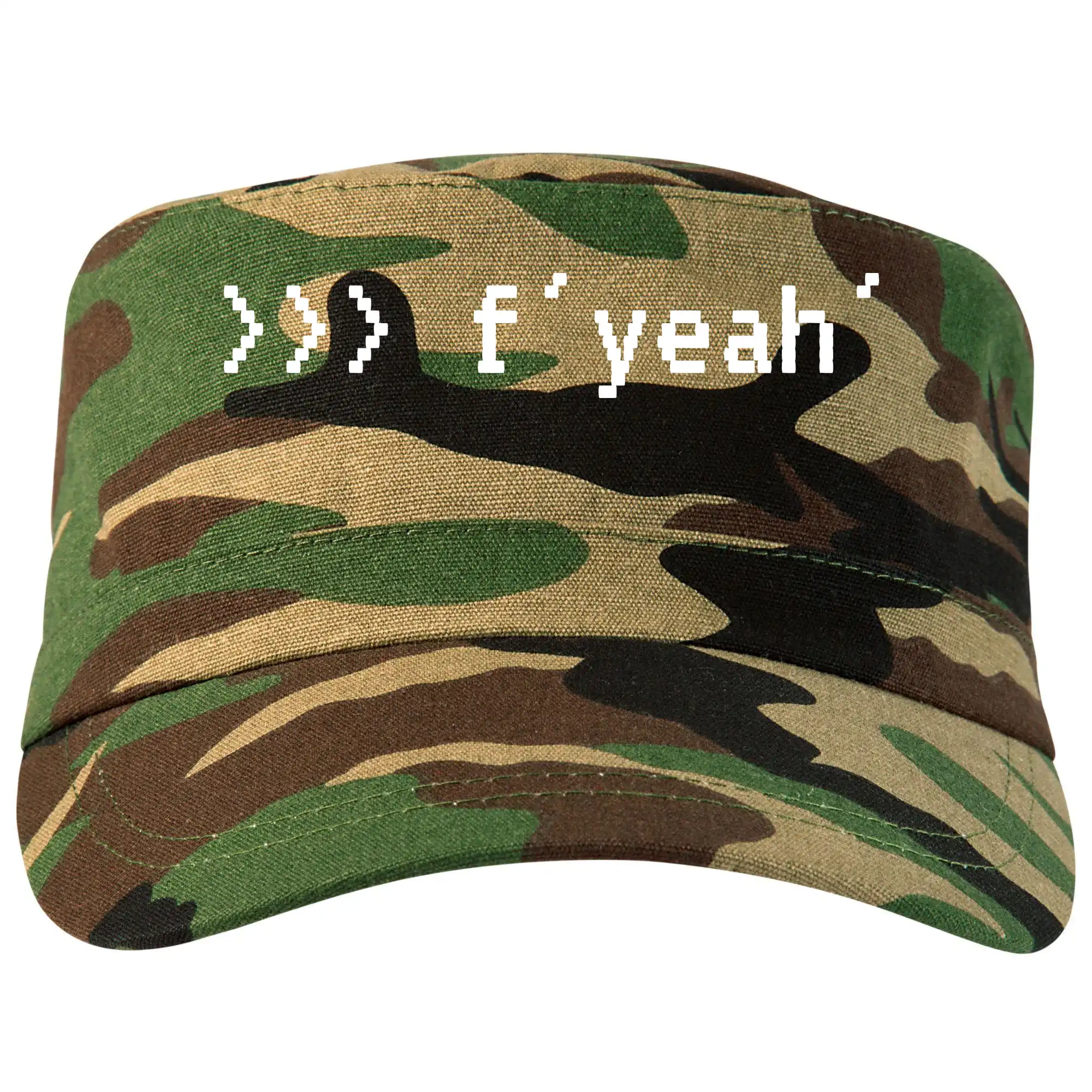 Tričká pre ajťákov - Python  f yeah - Šiltovka CAMO