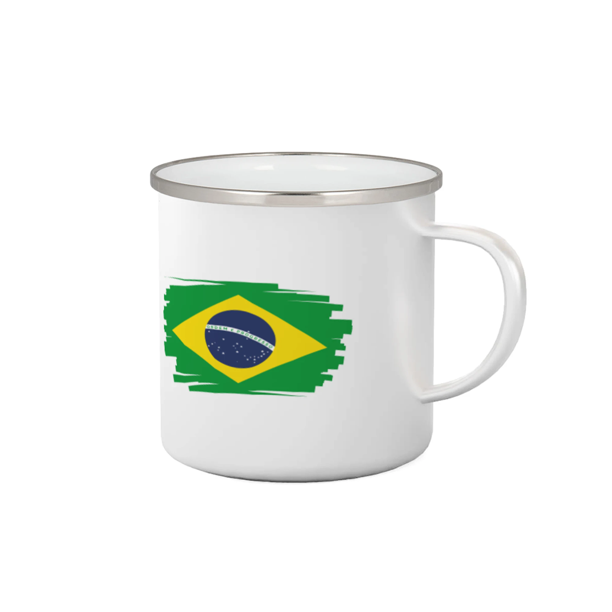 Motívy štátnych vlajok - Brazília vlajka štetkou - Plecháčik