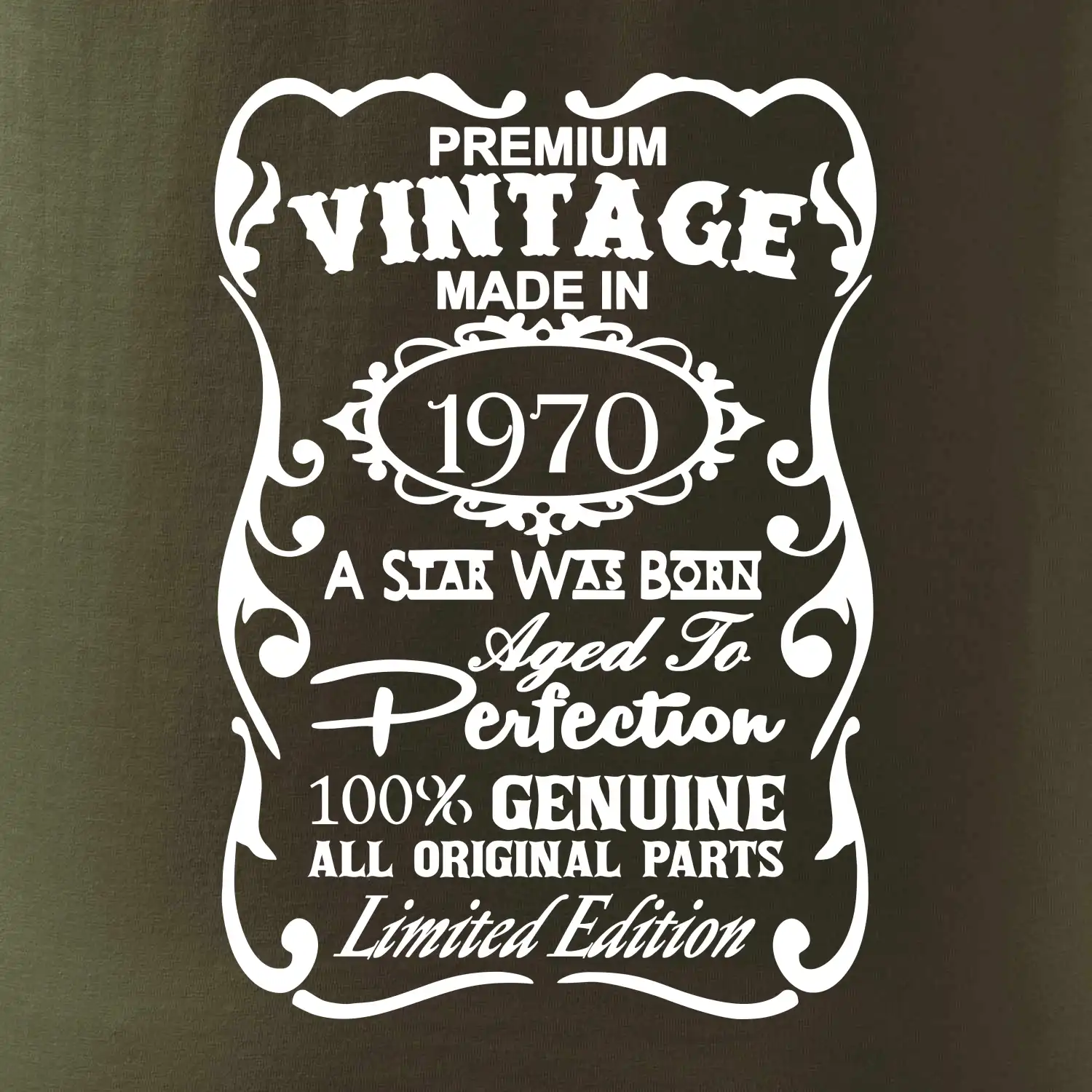 Vintage Etiketa - 1970