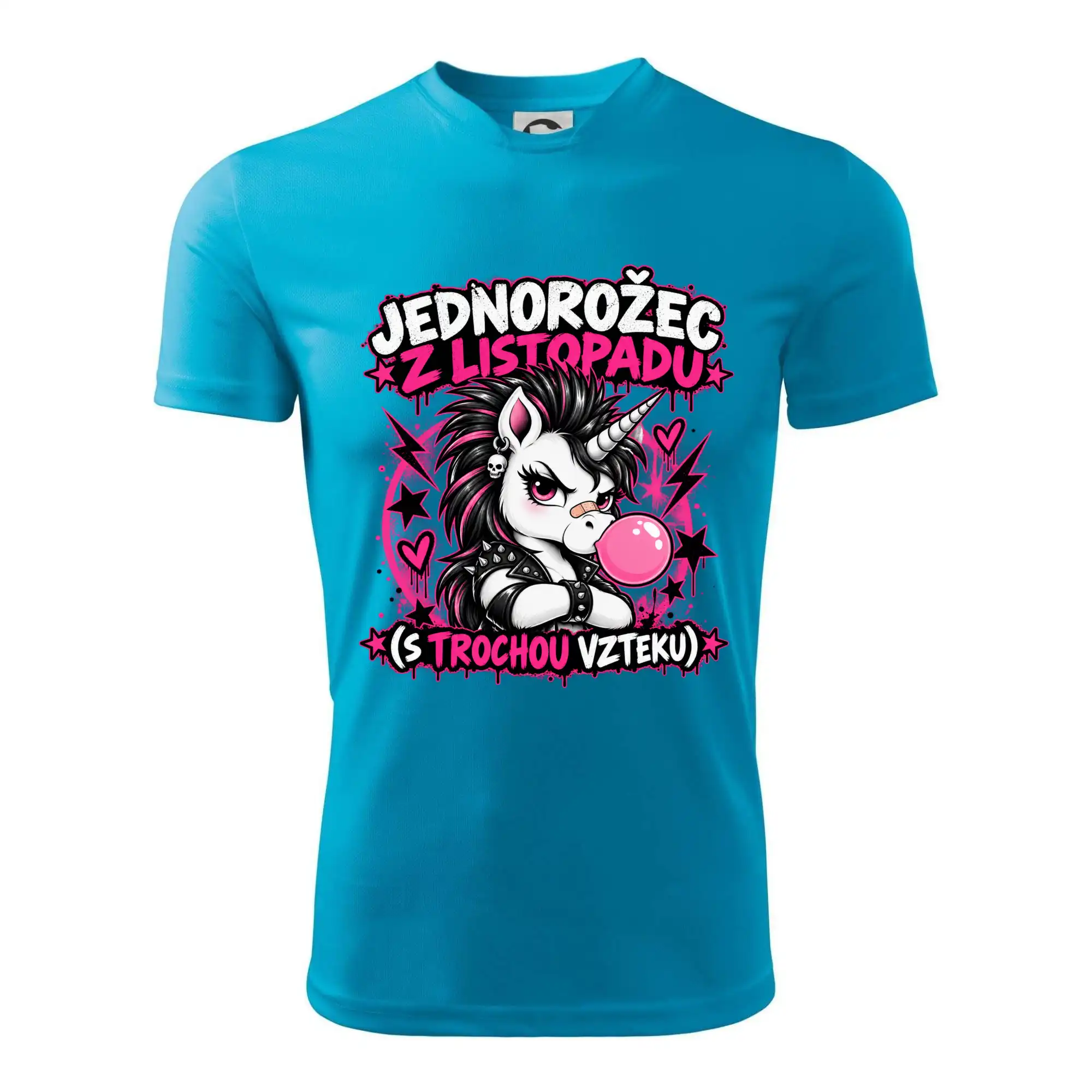 Punkový jednorožec s čírem z listopadu