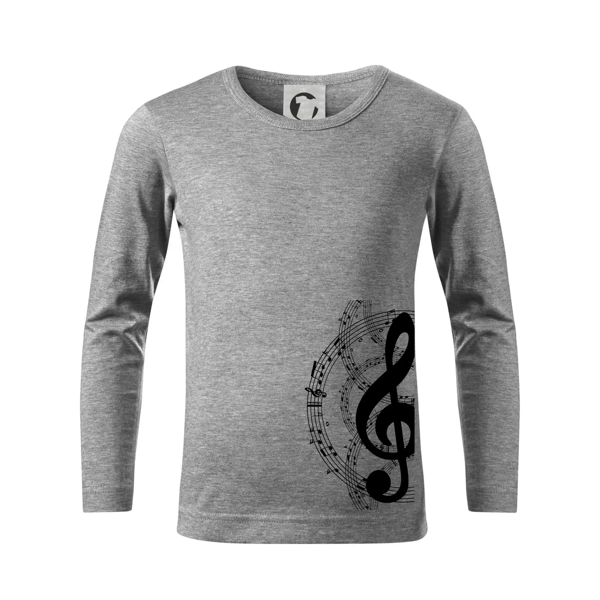 Houslový klíč a noty