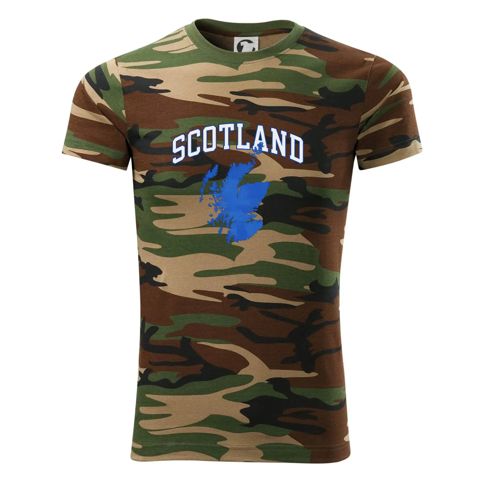 Scotland nápis s mapou