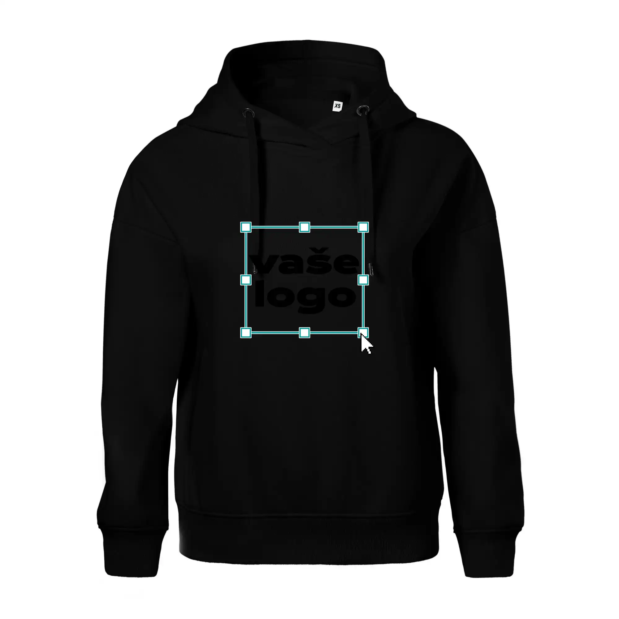 MyShirt tričká - Vlastné logo - Mikina s vlastným logom - Oversized mikina dámská Moon - kratšia + širšia