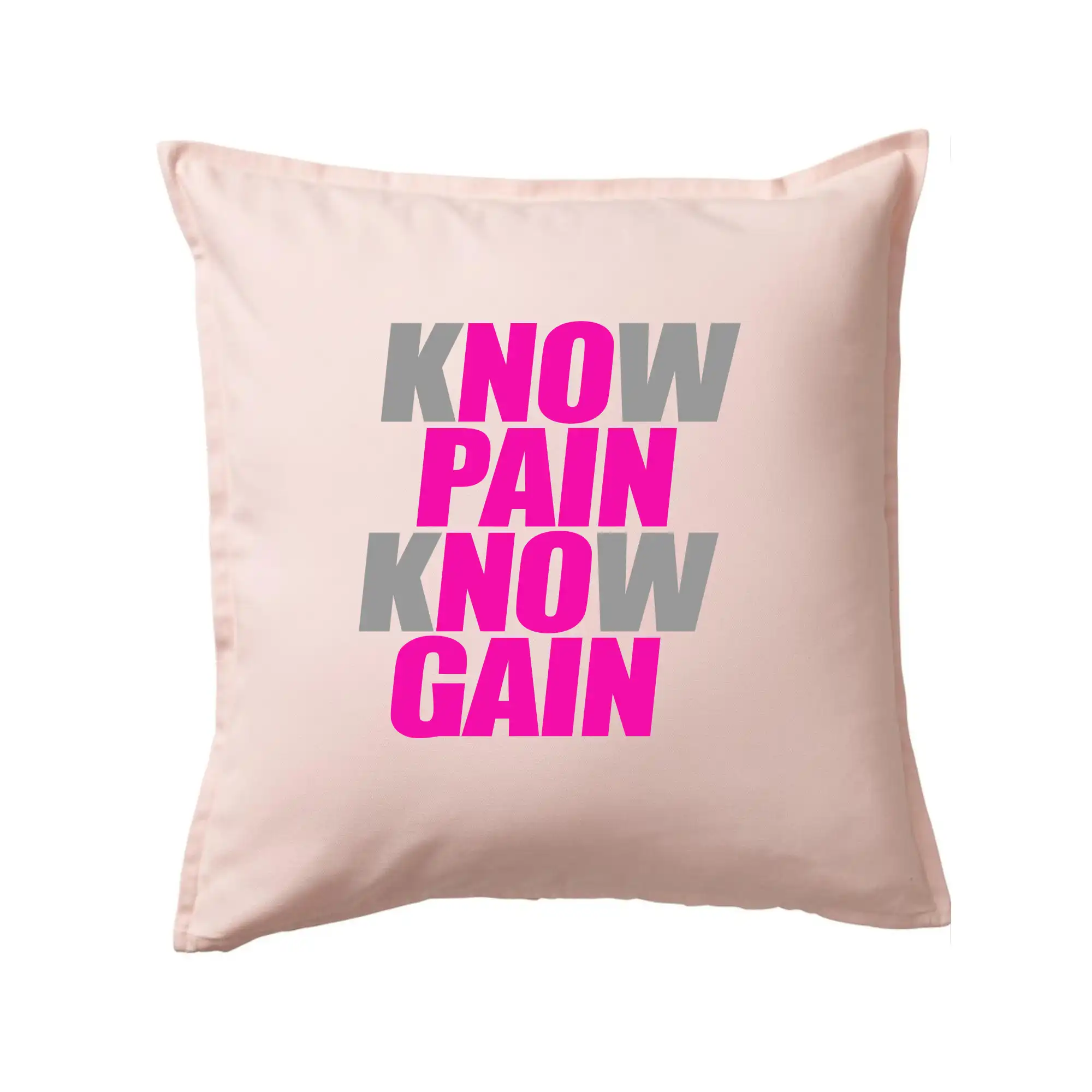 Tričká pre bežcov - Know Pain, Know Gain - Vankúš 50x50