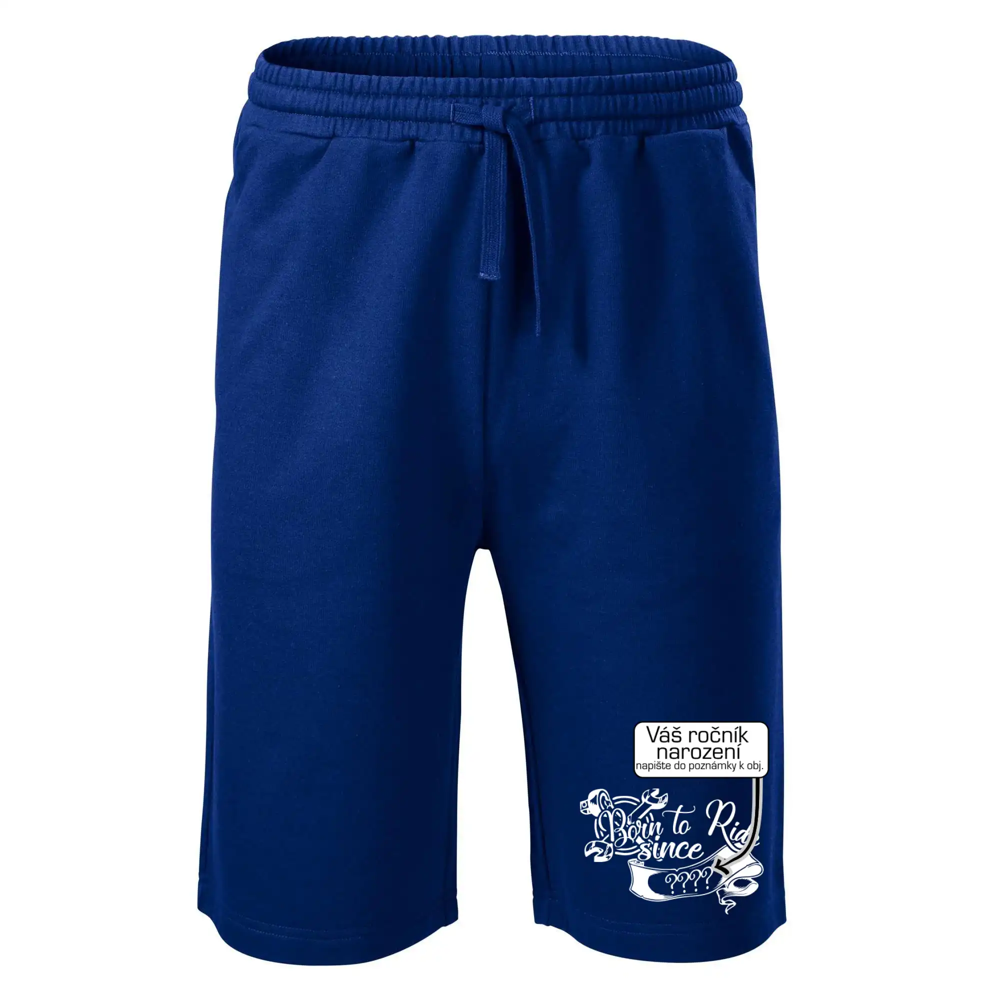 Tričká a mikiny s potlačou motoriek – pre pravých motorkárov - Born to ride - Vlastný ročník - Šortky pánske bavlnené