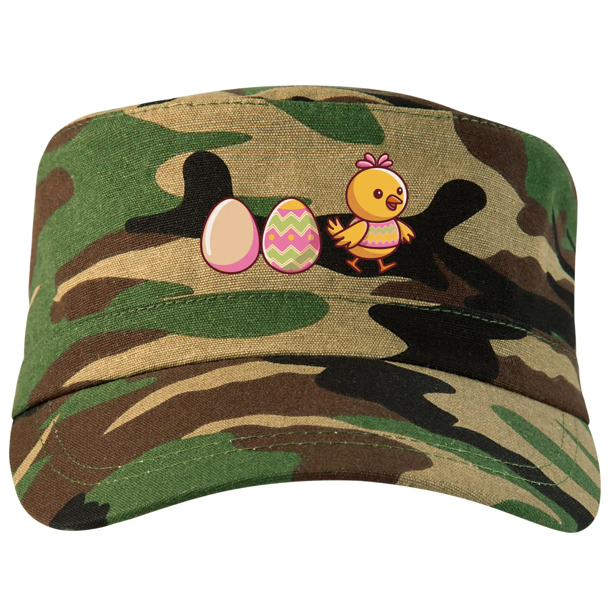 Veľkonočné tričká - Evolúcia vajíčka - veľká noc - kura - Šiltovka CAMO