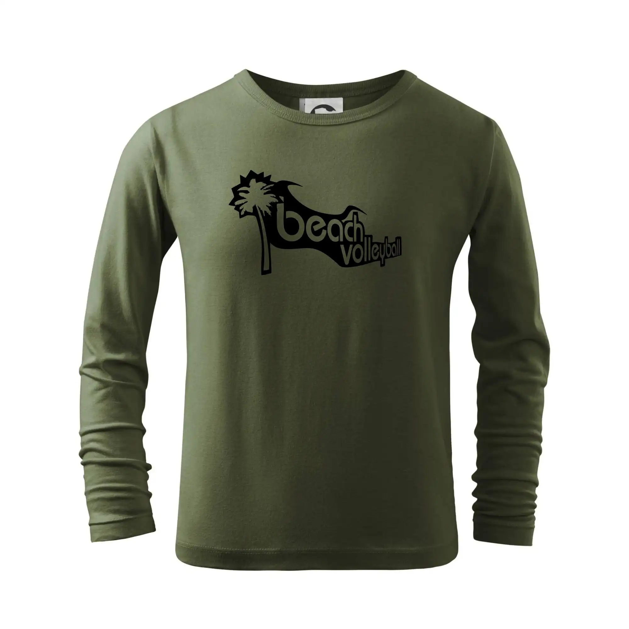 Trička na volejbal - Beach volleyball obrys - Tričko detské Long Sleeve