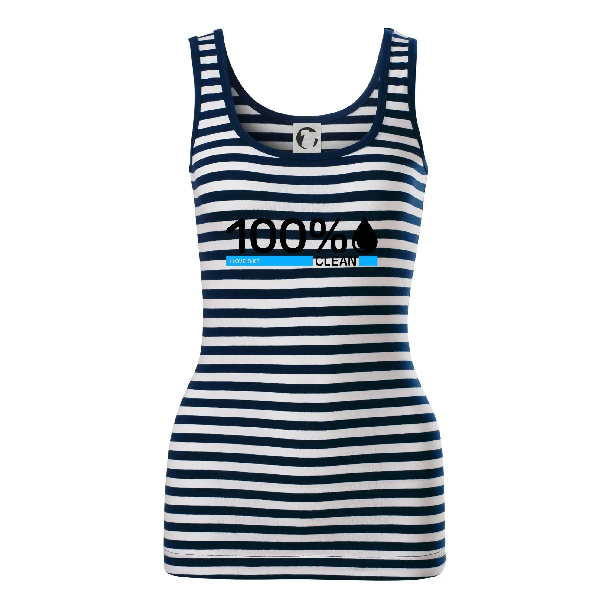 Tričko ako darček pre cyklistu - 100% Clean - Sailor tielko na vodu