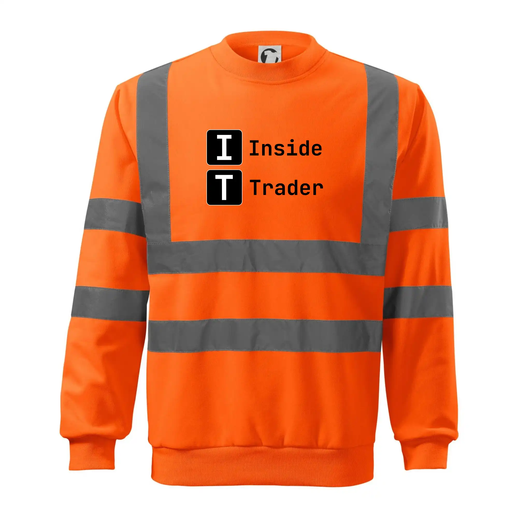 Tričká pre ajťákov - IT Nápis Inside Trader - Reflexná mikina