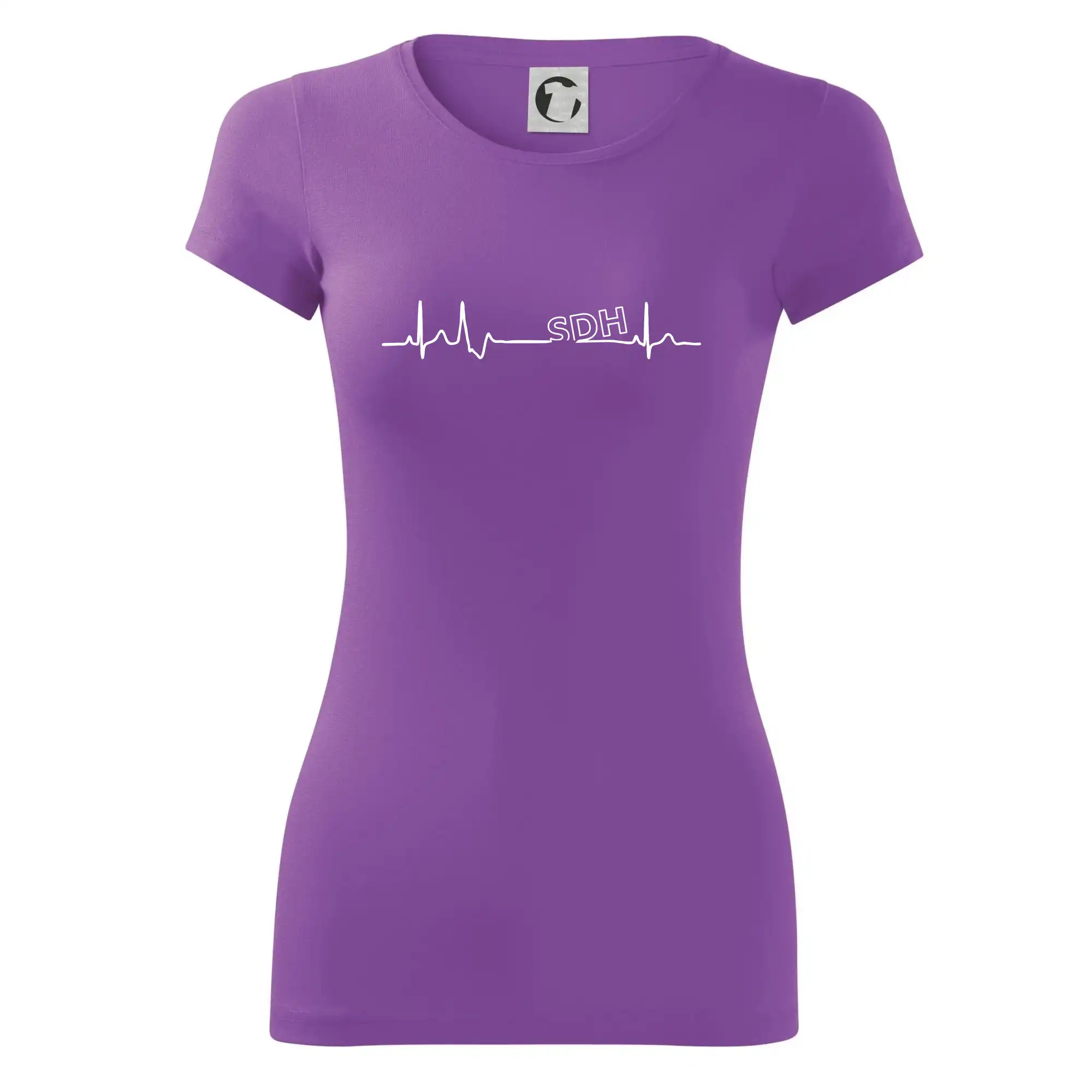 Originálne tričká pre hasičov - SDH EKG - Dámske tričko Glance - Priliehavejší strih