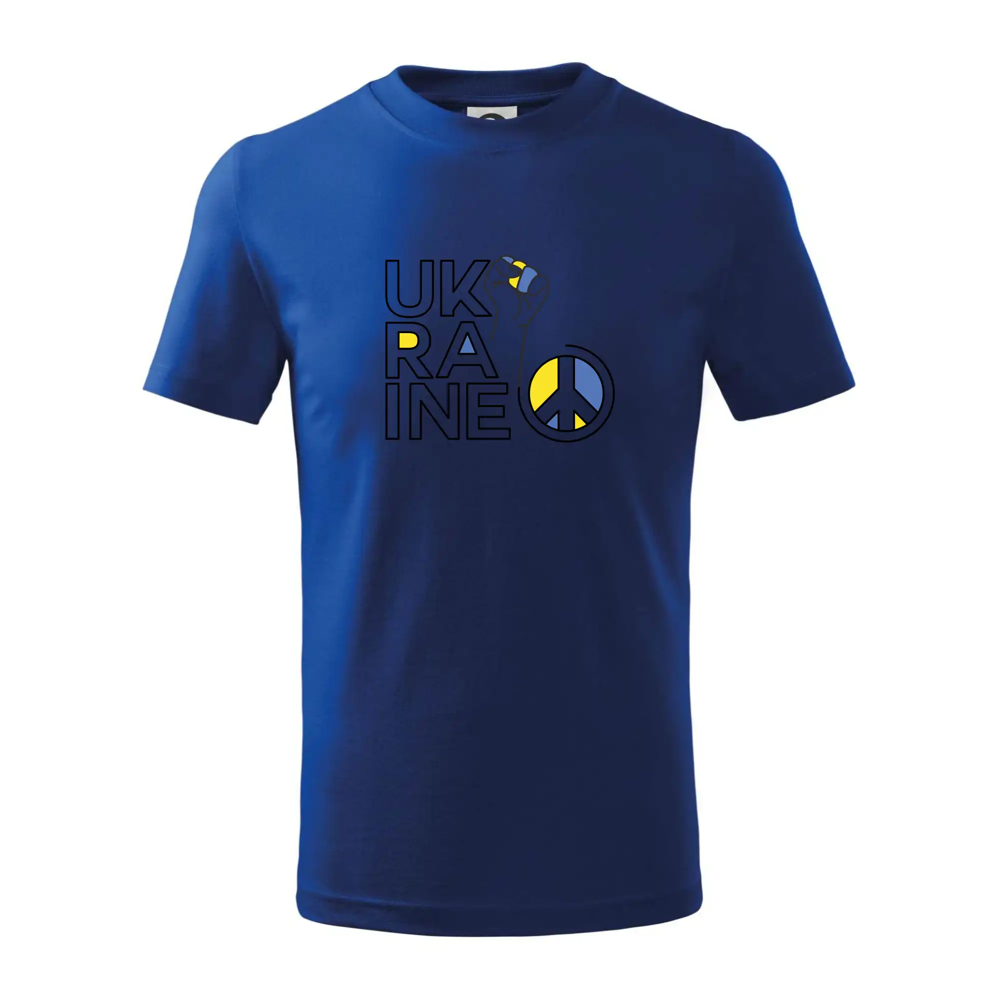 Tričká s vlajkou ukrajiny - Ukraine - symbol peace - Tričko detské bavlnené