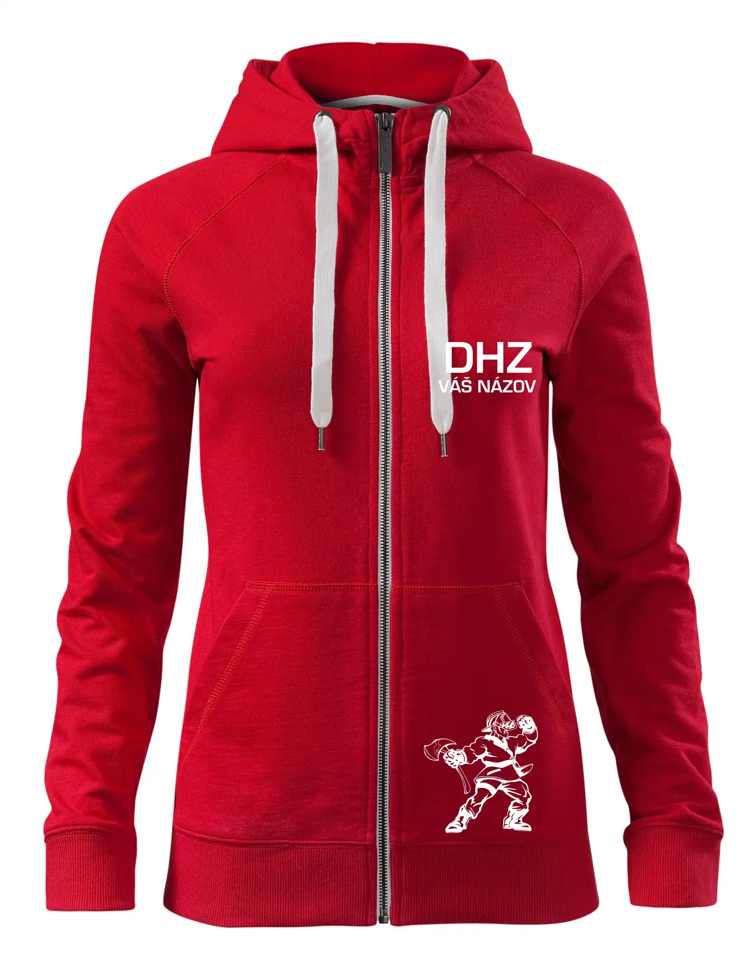 Originálne tričká pre hasičov - DHZ postava - vlastný názov - Voyage 451 - 100% bavlna