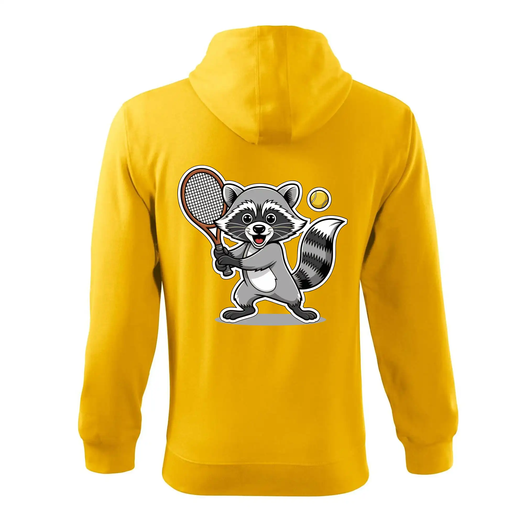 Mýval hraje tenis kreslený