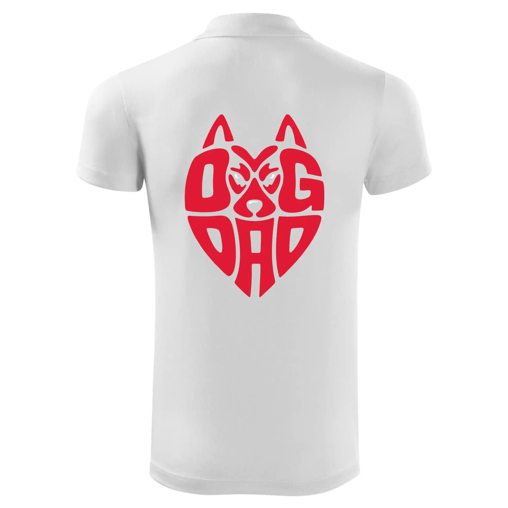 Dog dad nápis v hlavě