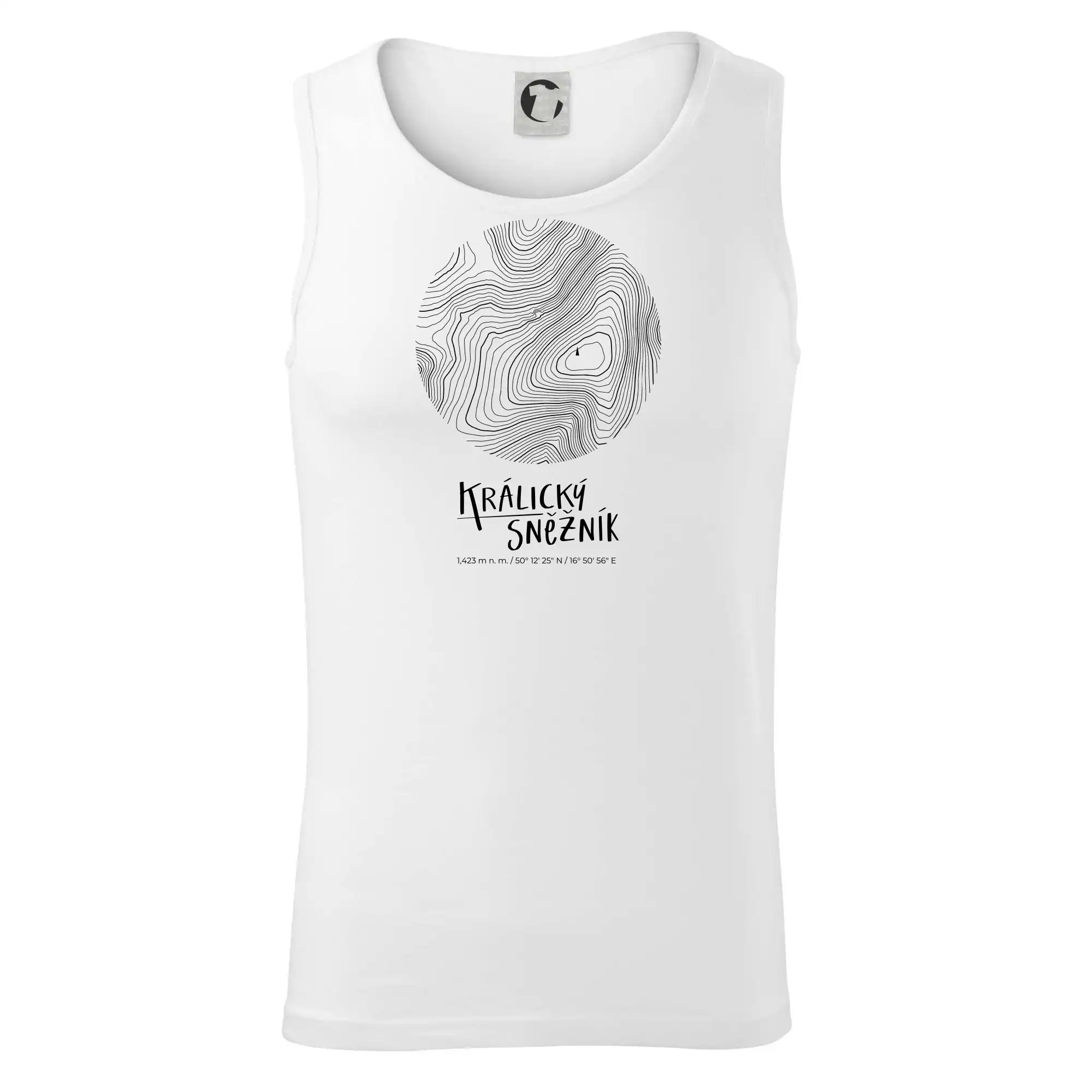 Králický Sněžník - vrstevnice v kruhu