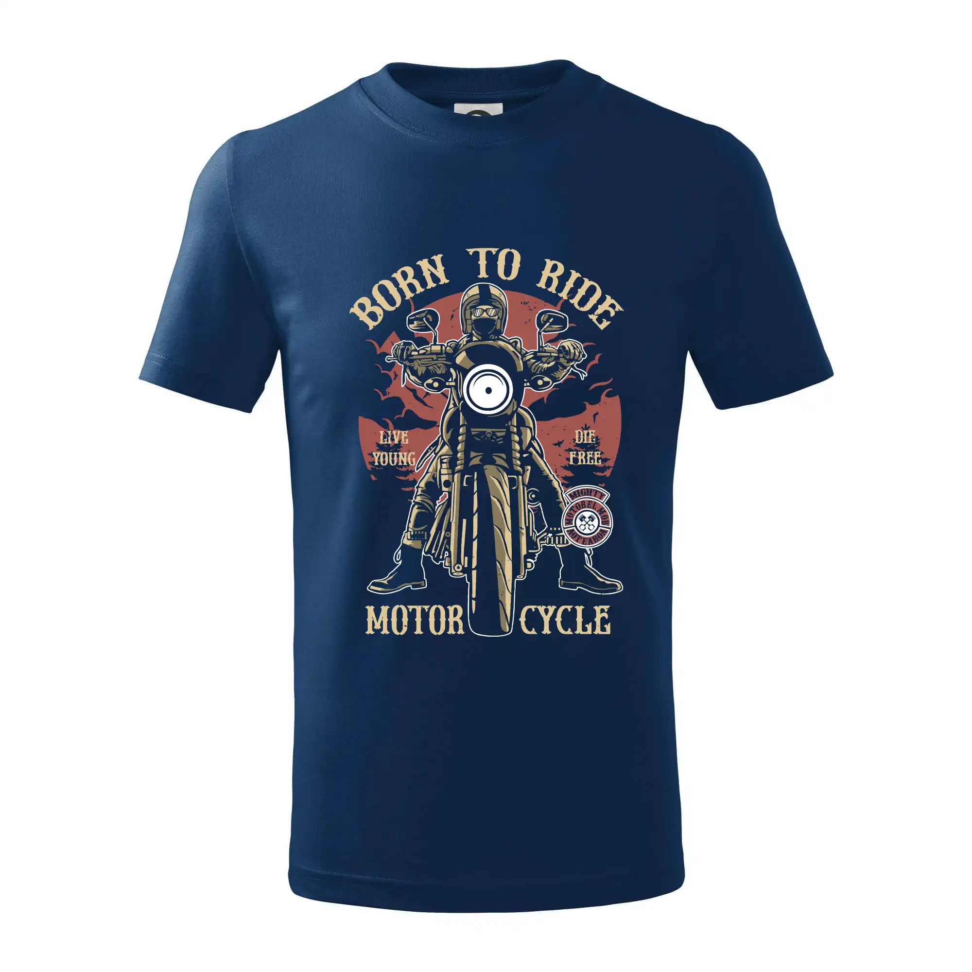 Born To Ride - motor cycle - Tričko detské bavlnené