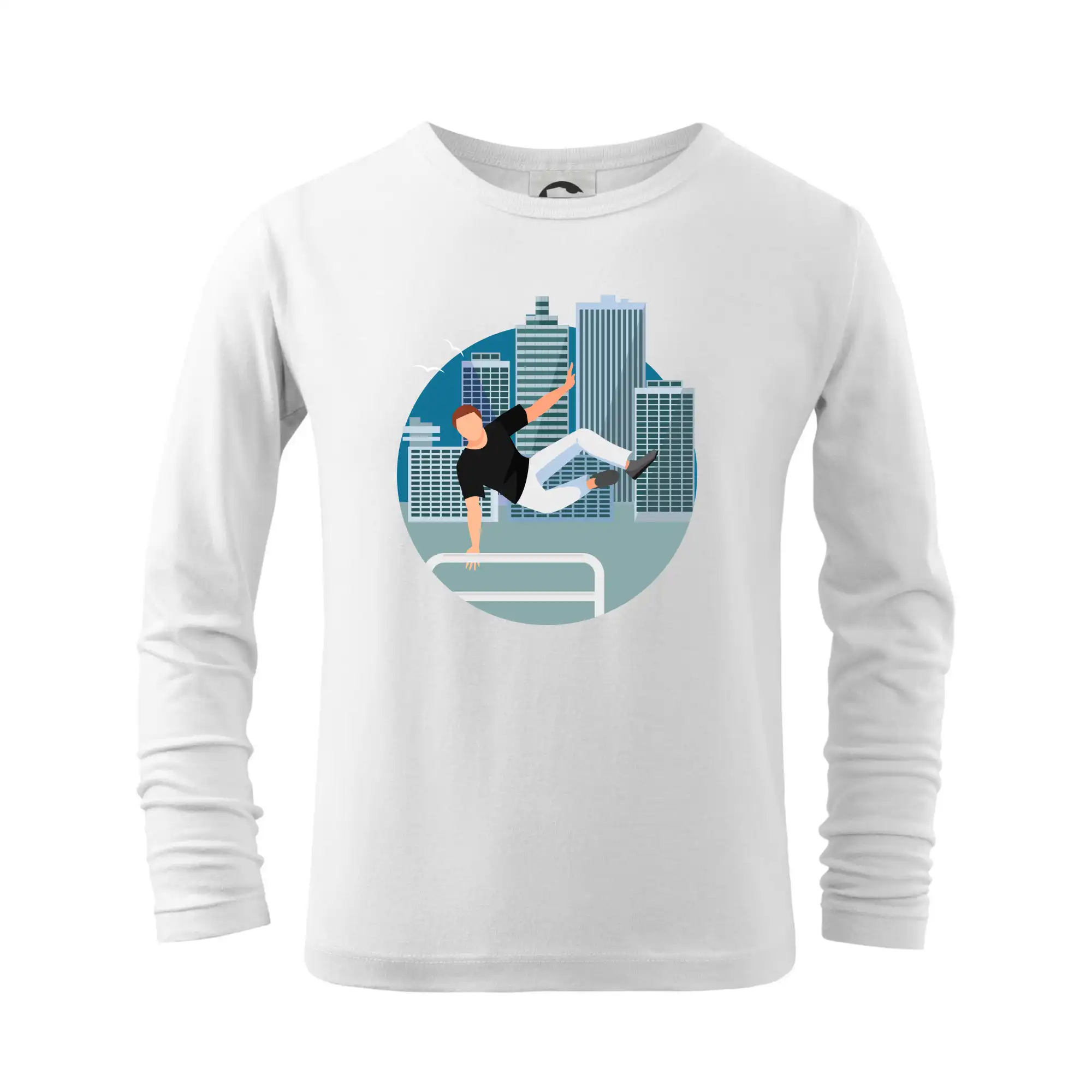 Ostatné športy - Parkour v meste - Tričko detské Long Sleeve