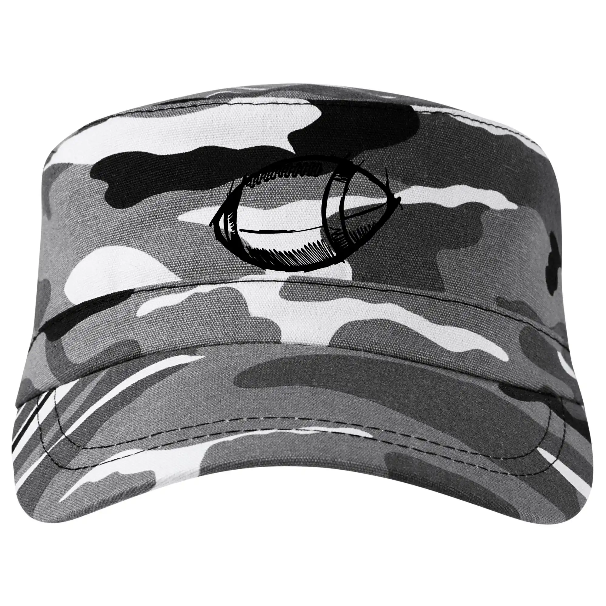 Ostatné športy - Americký futbal lopta skica - Šiltovka CAMO