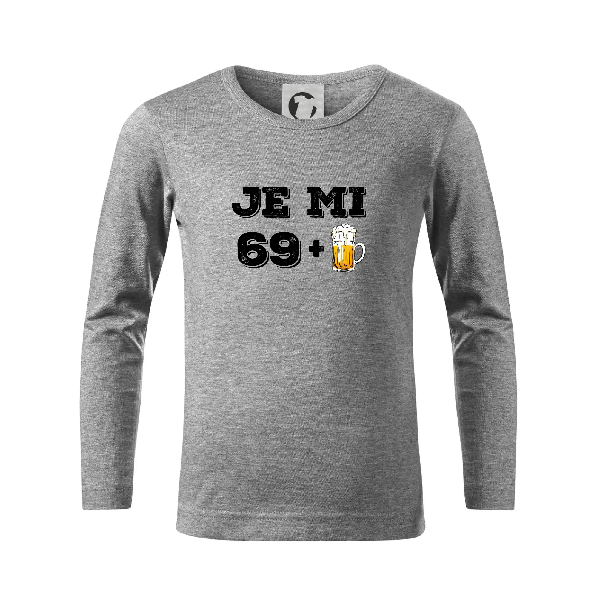 Tričká k narodeninám - Je mi 70 pivo - Tričko detské Long Sleeve