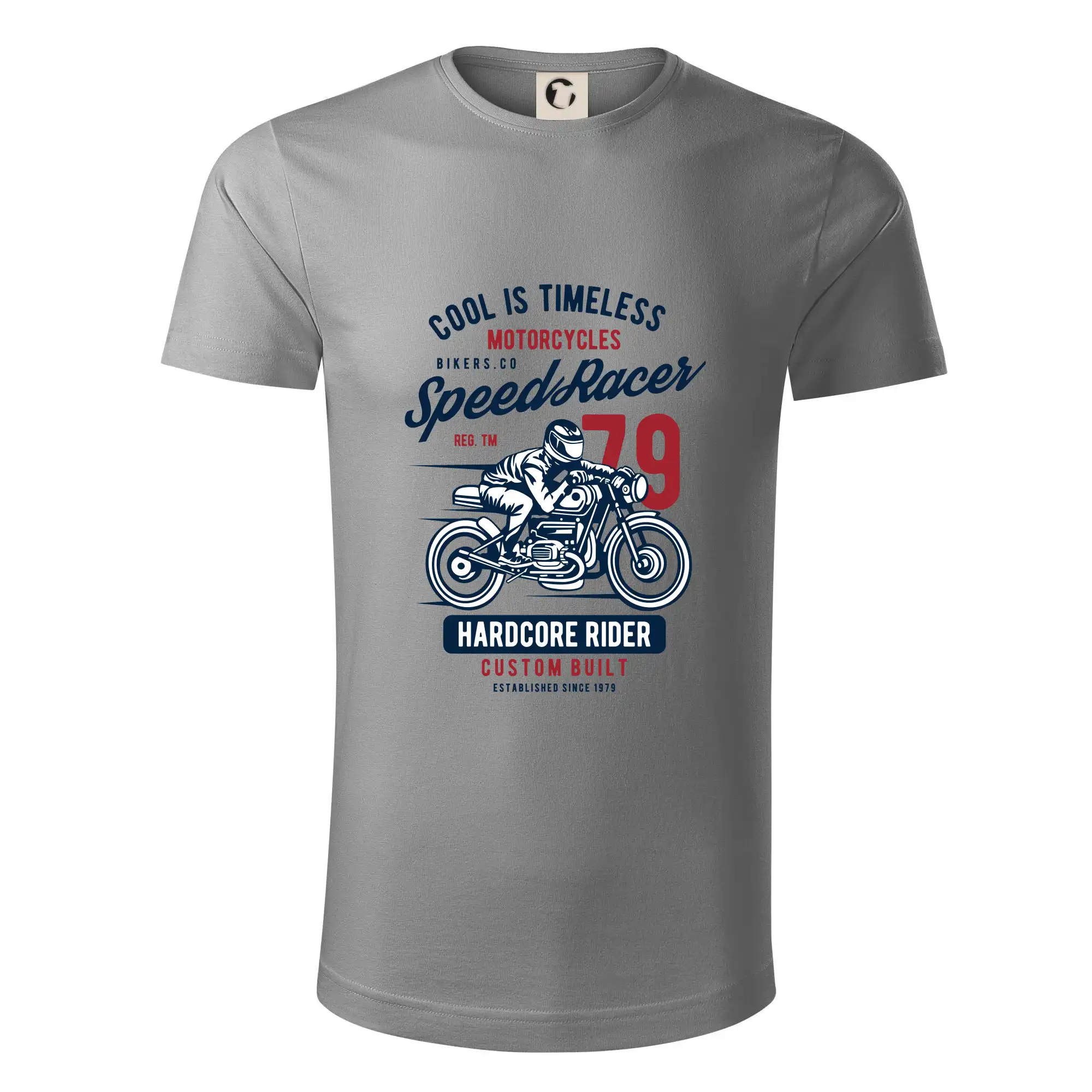 Tričká a mikiny s potlačou motoriek – pre pravých motorkárov - Speed Racer Motorcycles - Tričko z organickej bavlny