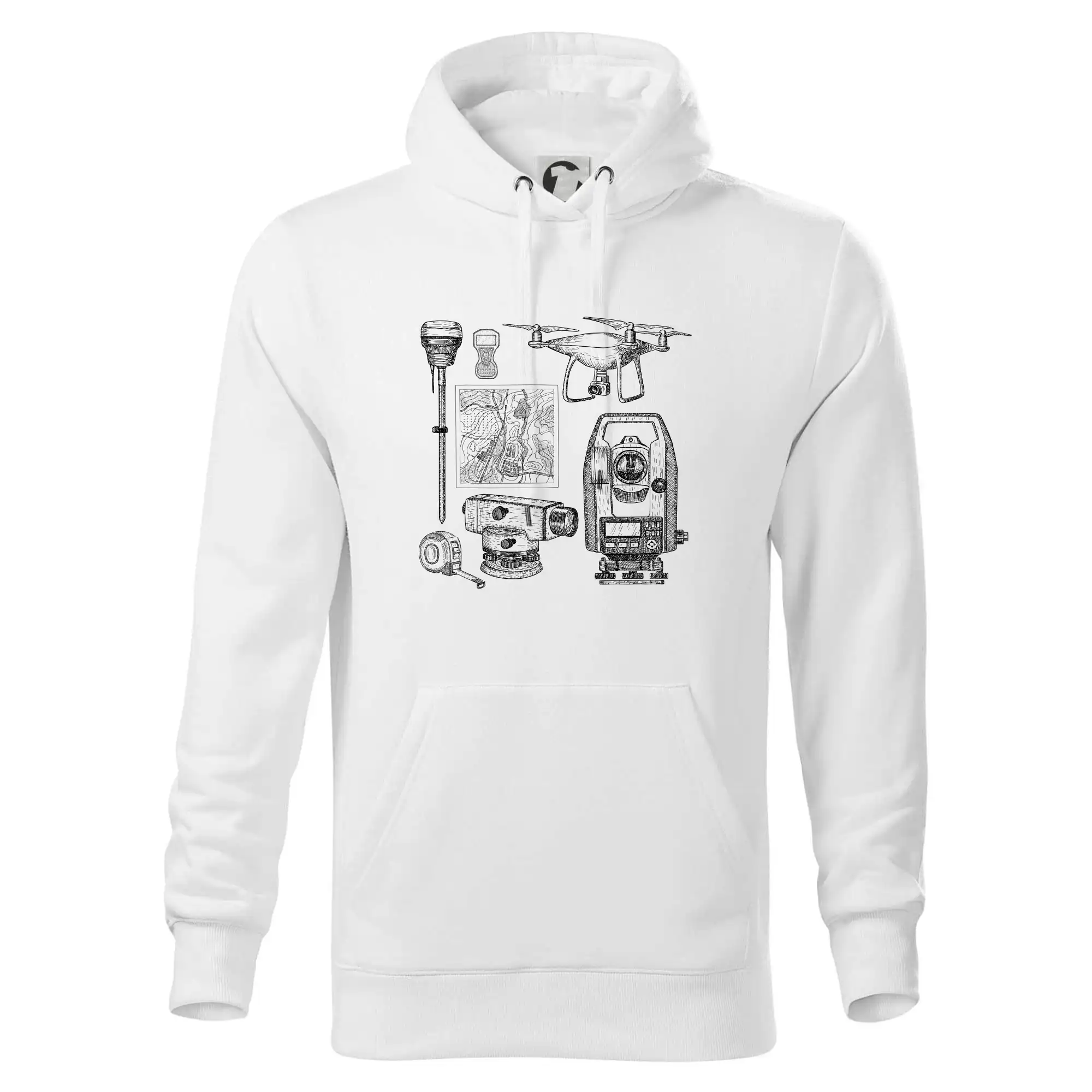 Geodet teodolit dron