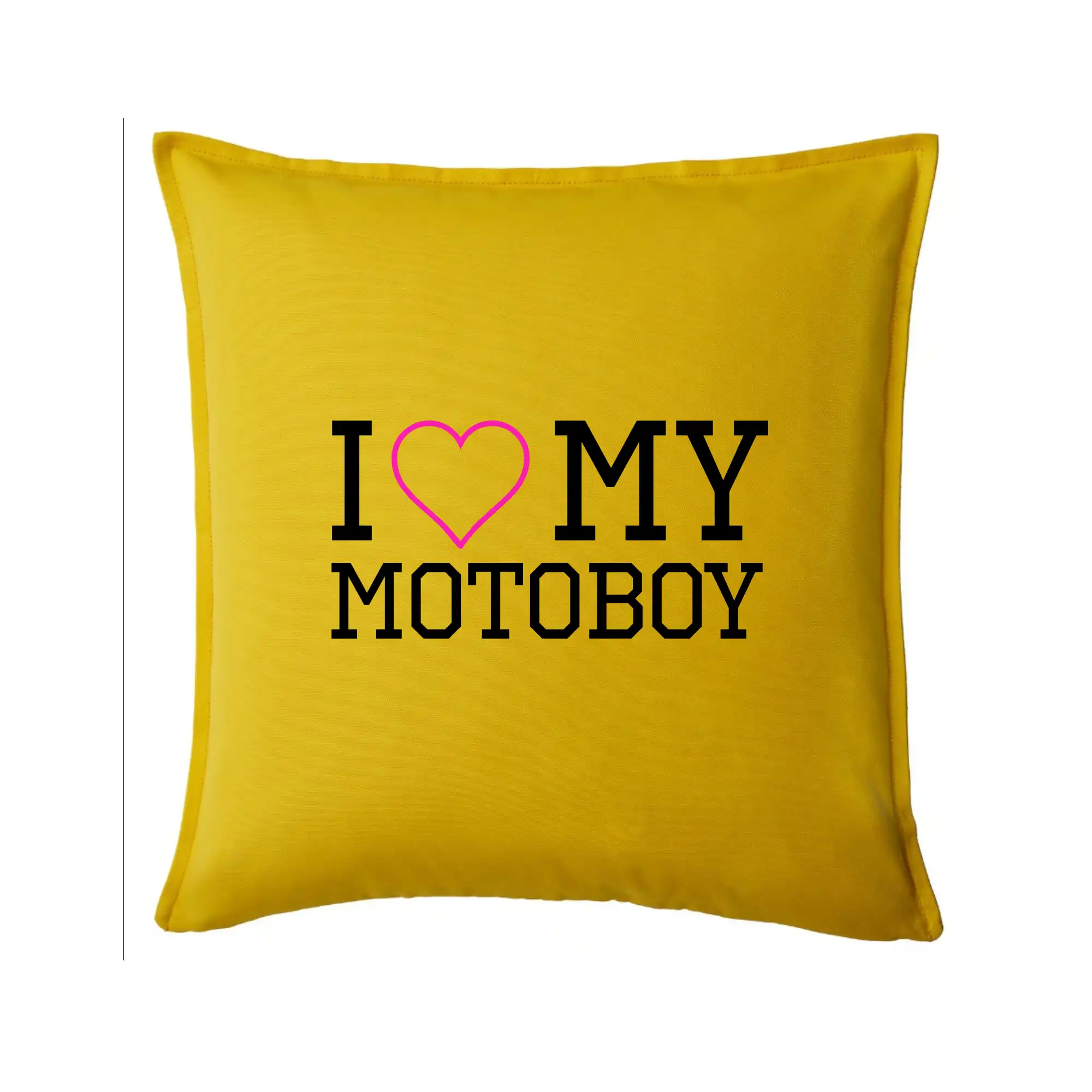 Tričká a mikiny s potlačou motoriek – pre pravých motorkárov - I love my motoboy - Vankúš 50x50