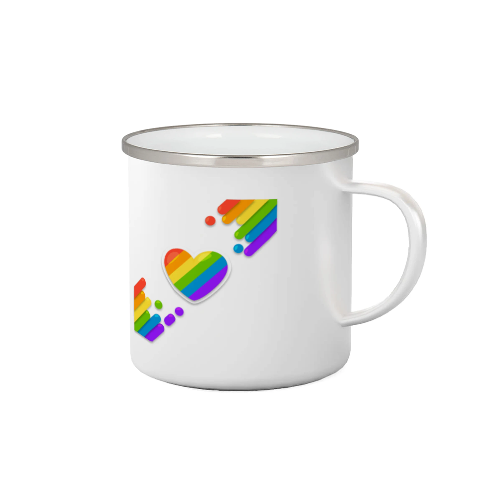 Tričká pre LGBT a Queer komunitu - Srdce uhlopriečne - Plecháčik