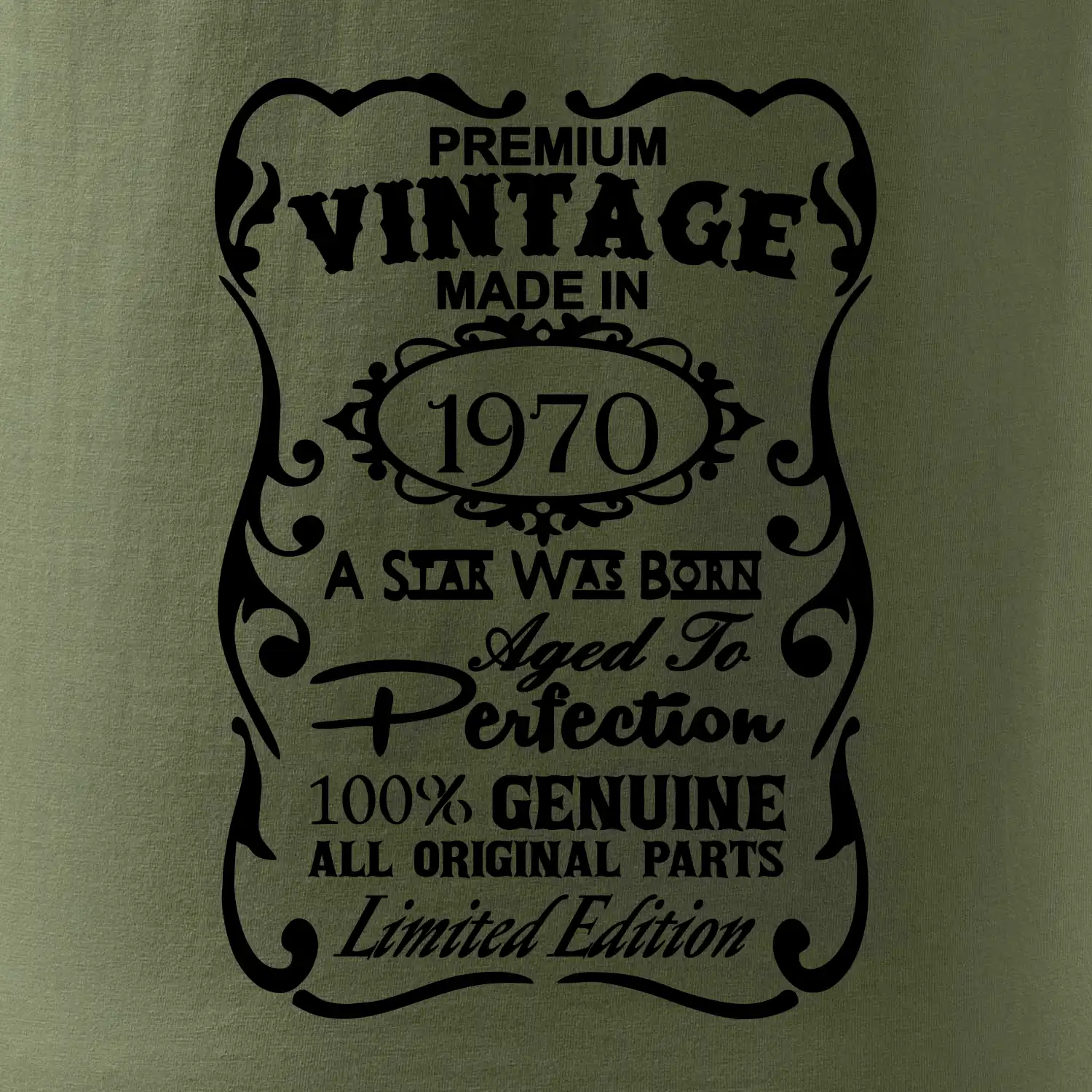 Vintage Etiketa - 1970