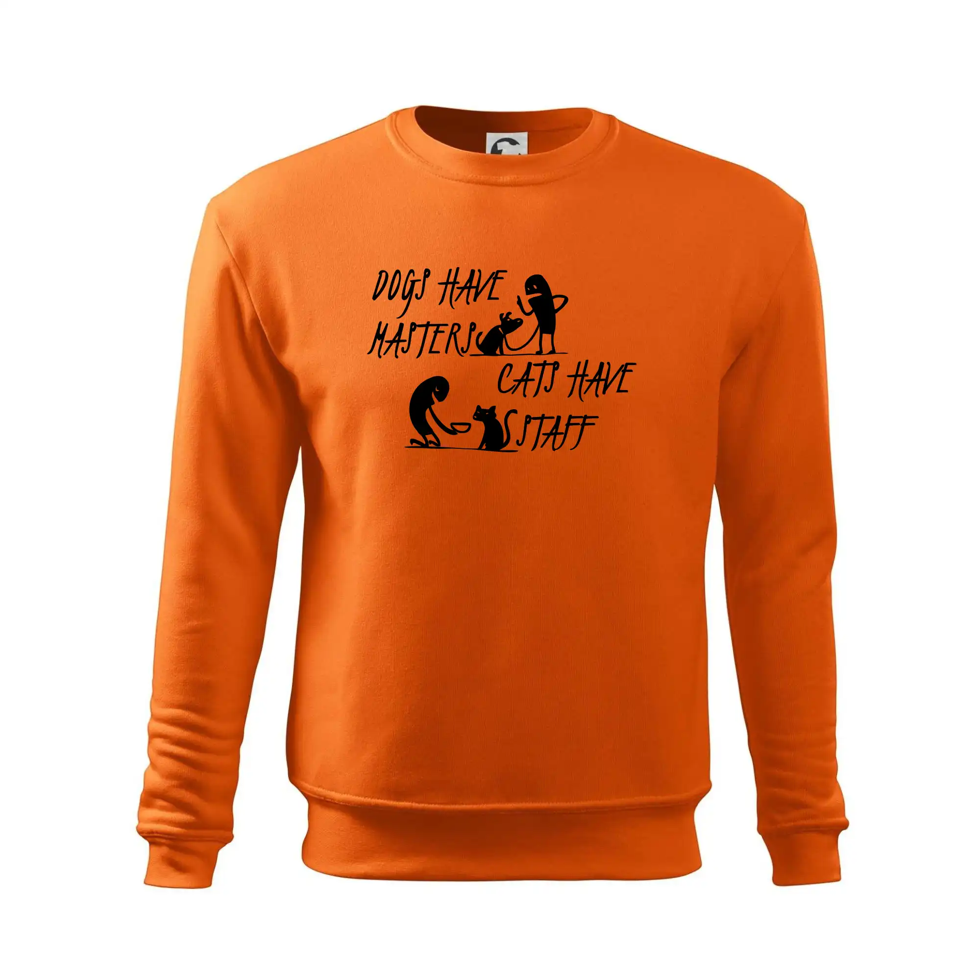 Dogs have masters, cats have staff