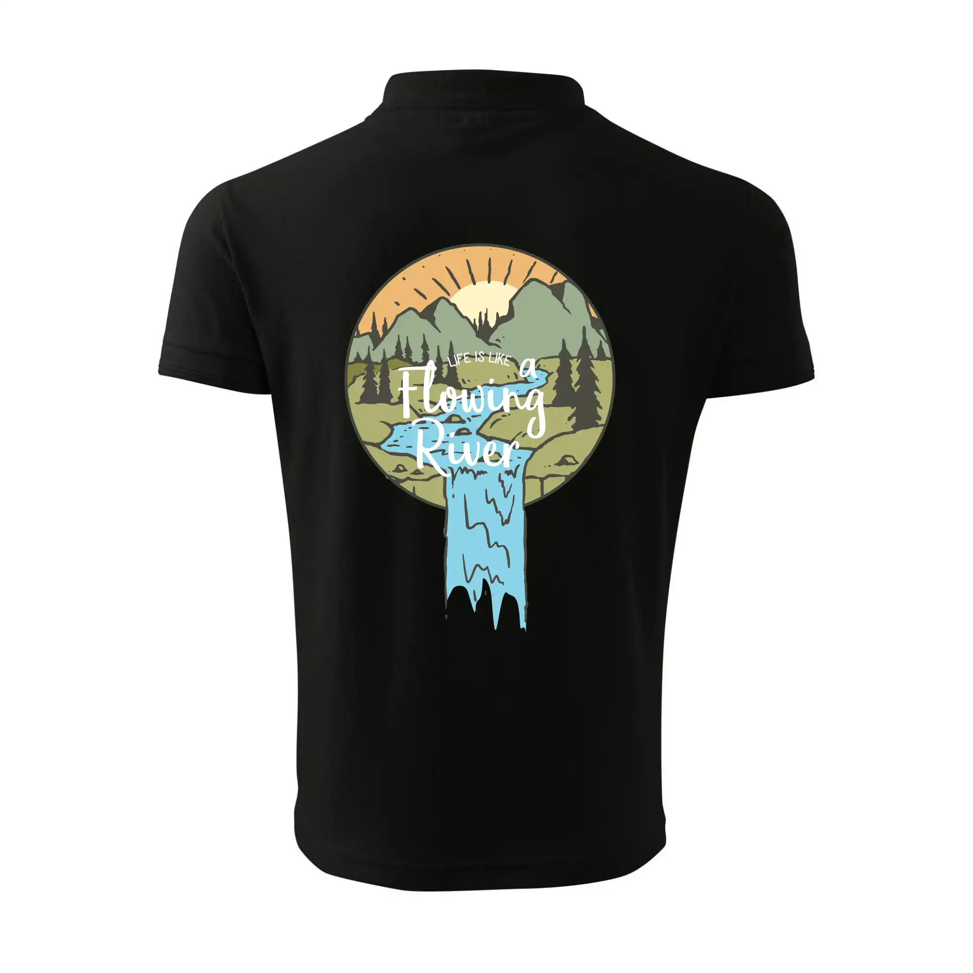 Life is like a Flowing river
