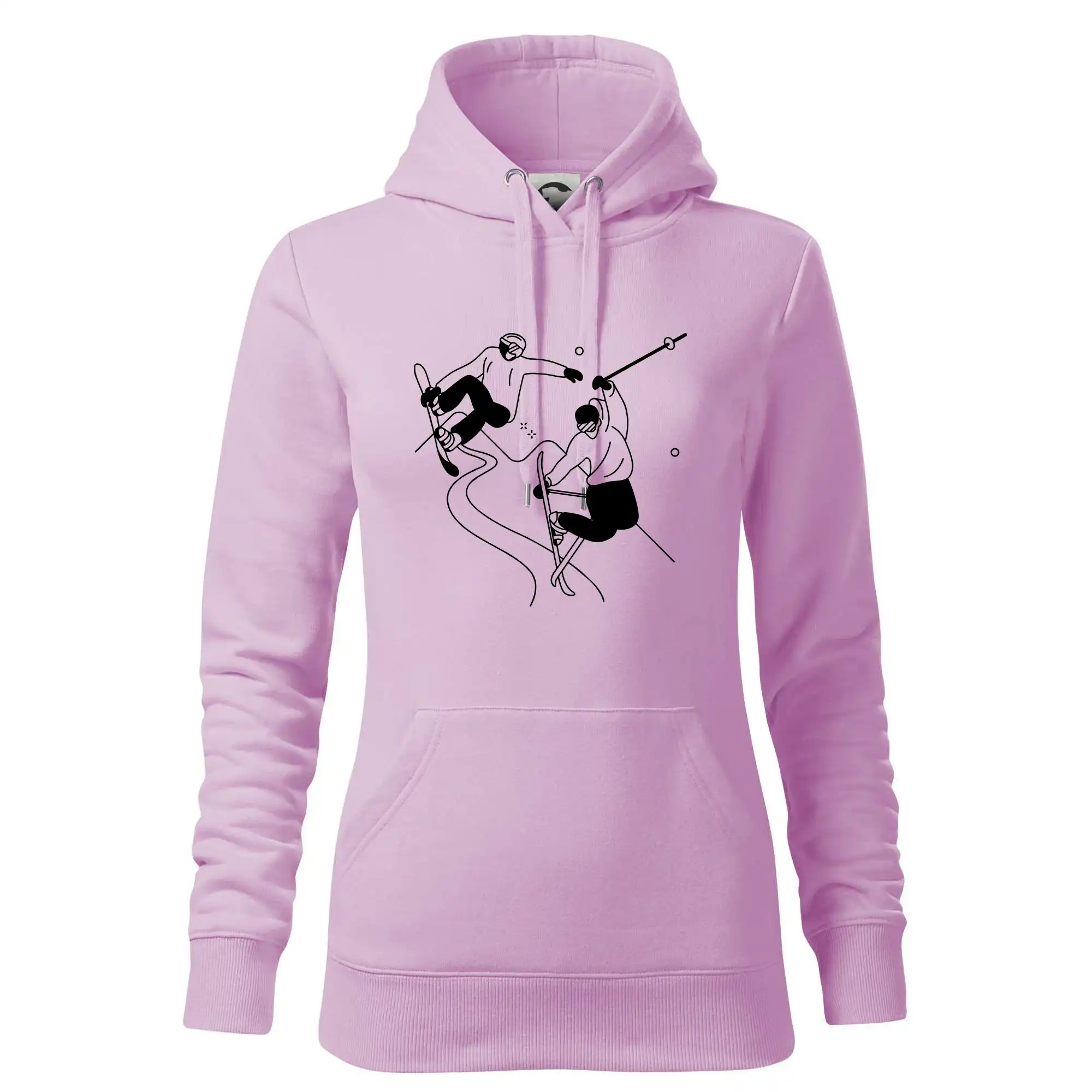 Lyžovaní - kresleny obrázek