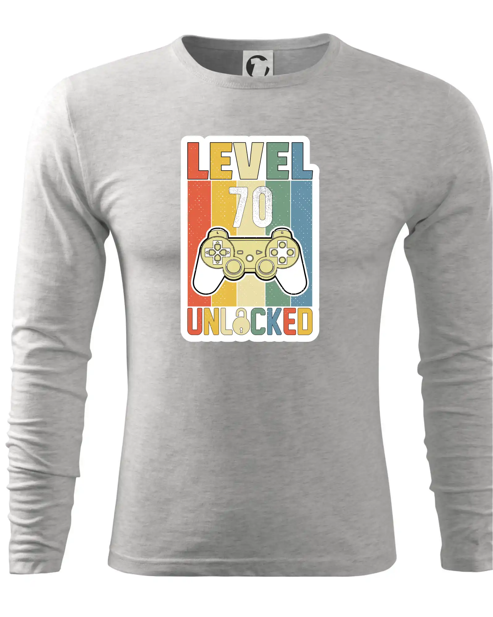 Tričká k narodeninám - Gaming narodeniny 70 - Tričko s dlhým rukávom FIT-T long sleeve