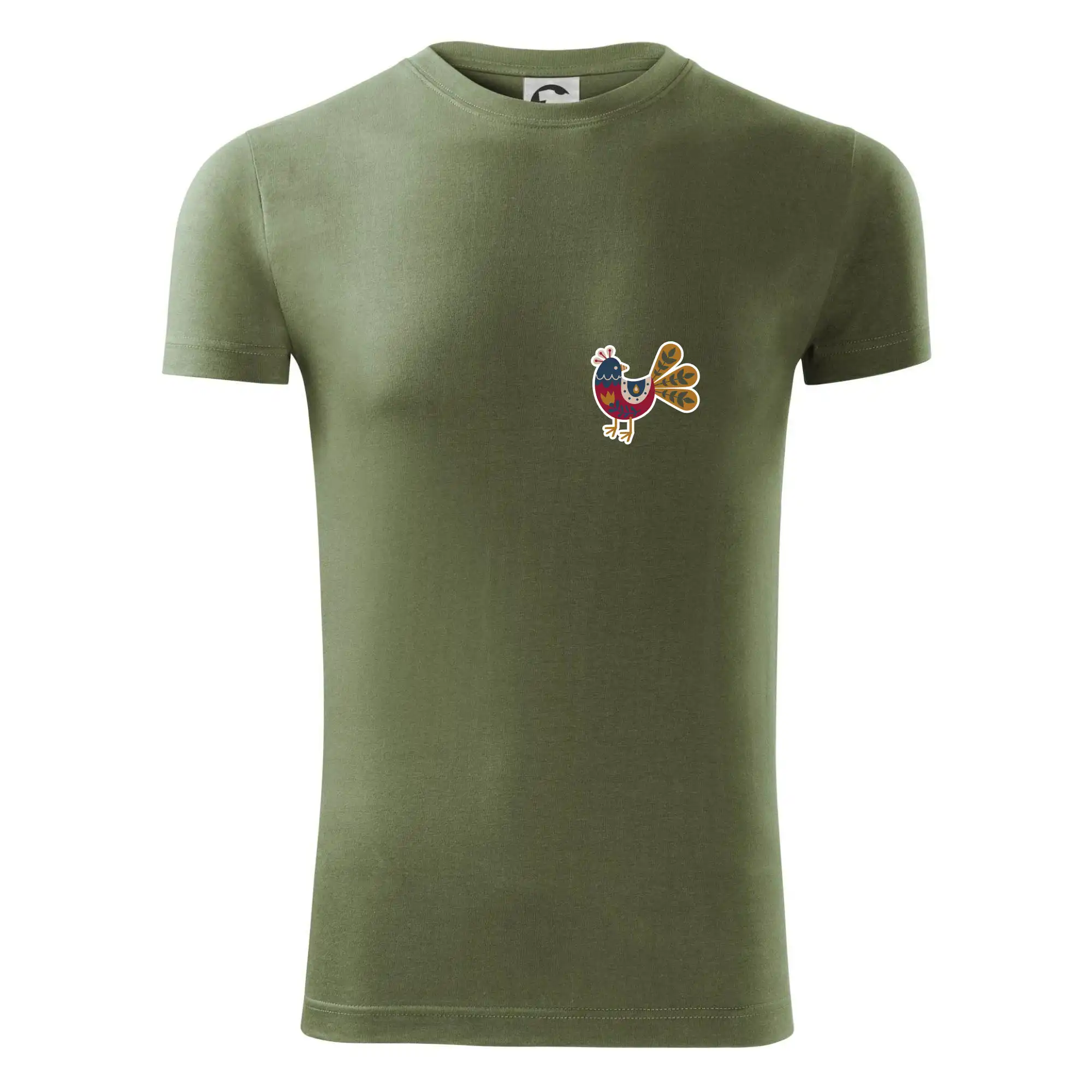 Folklór - Folklór na prsníku sliepky - Viper FIT - Pánske zúžené tričko