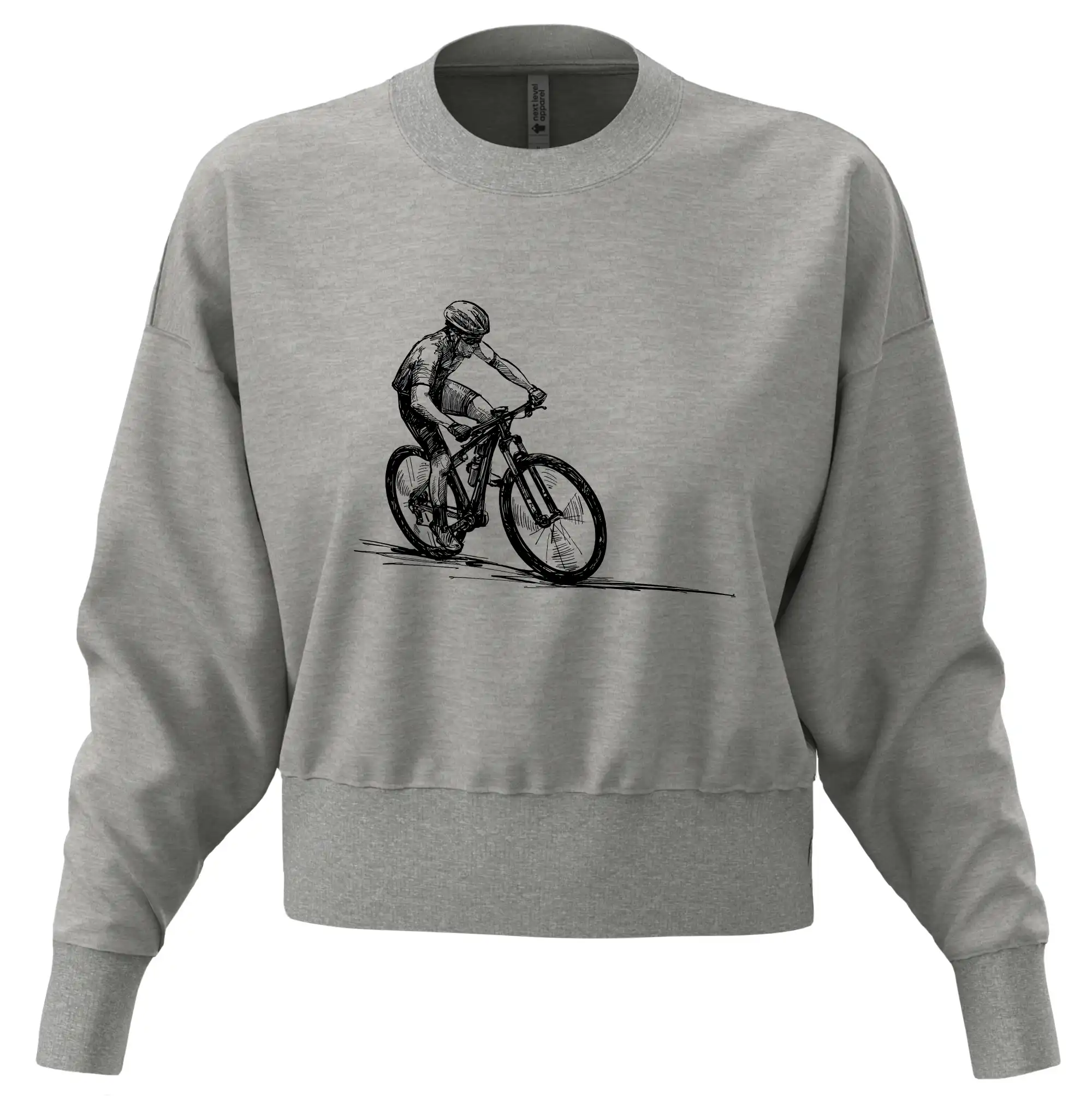MTB kreslený cyklista