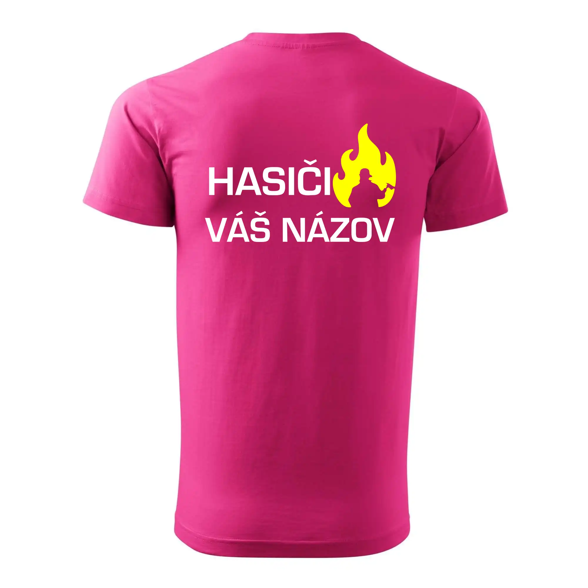 Hasiči - Váš názov - FLUO + Reflexná potlač