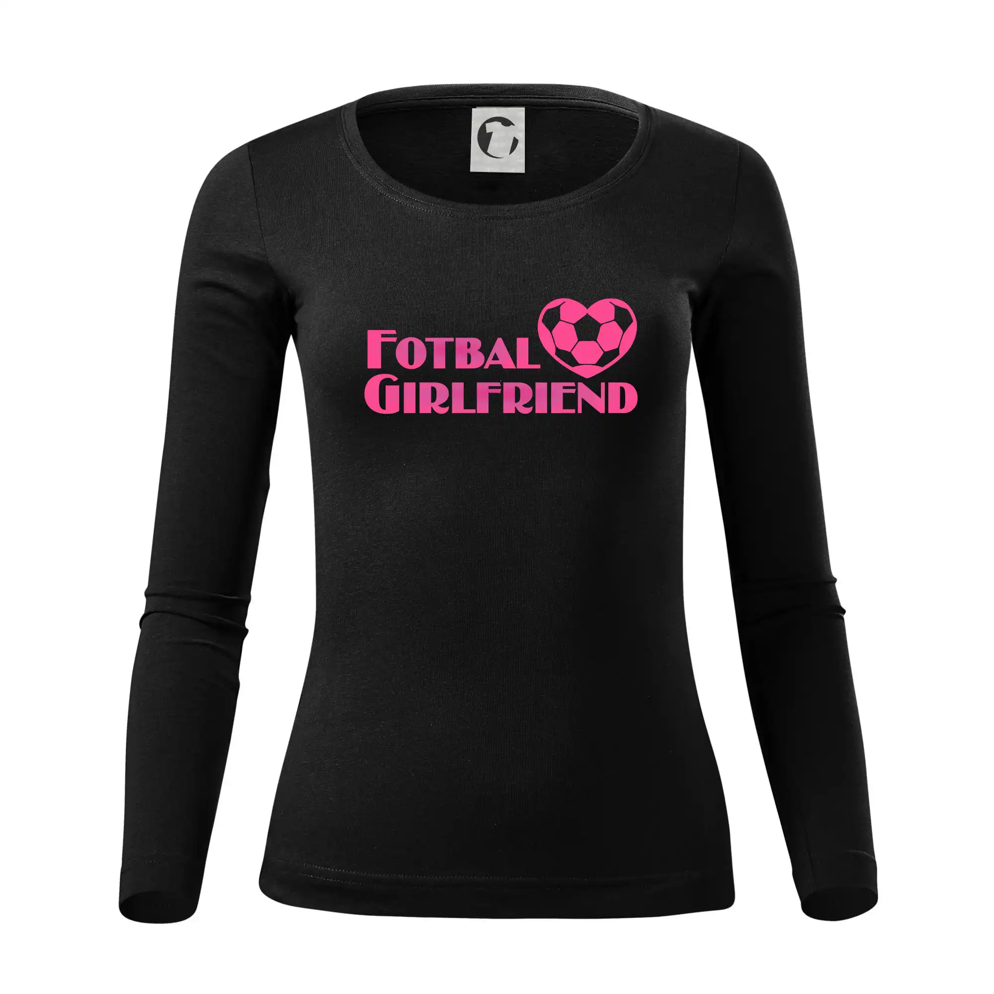 Tričká pre futbalistov - Fotbal girlfriend - Dámske tričko FIT-T LS - zužené