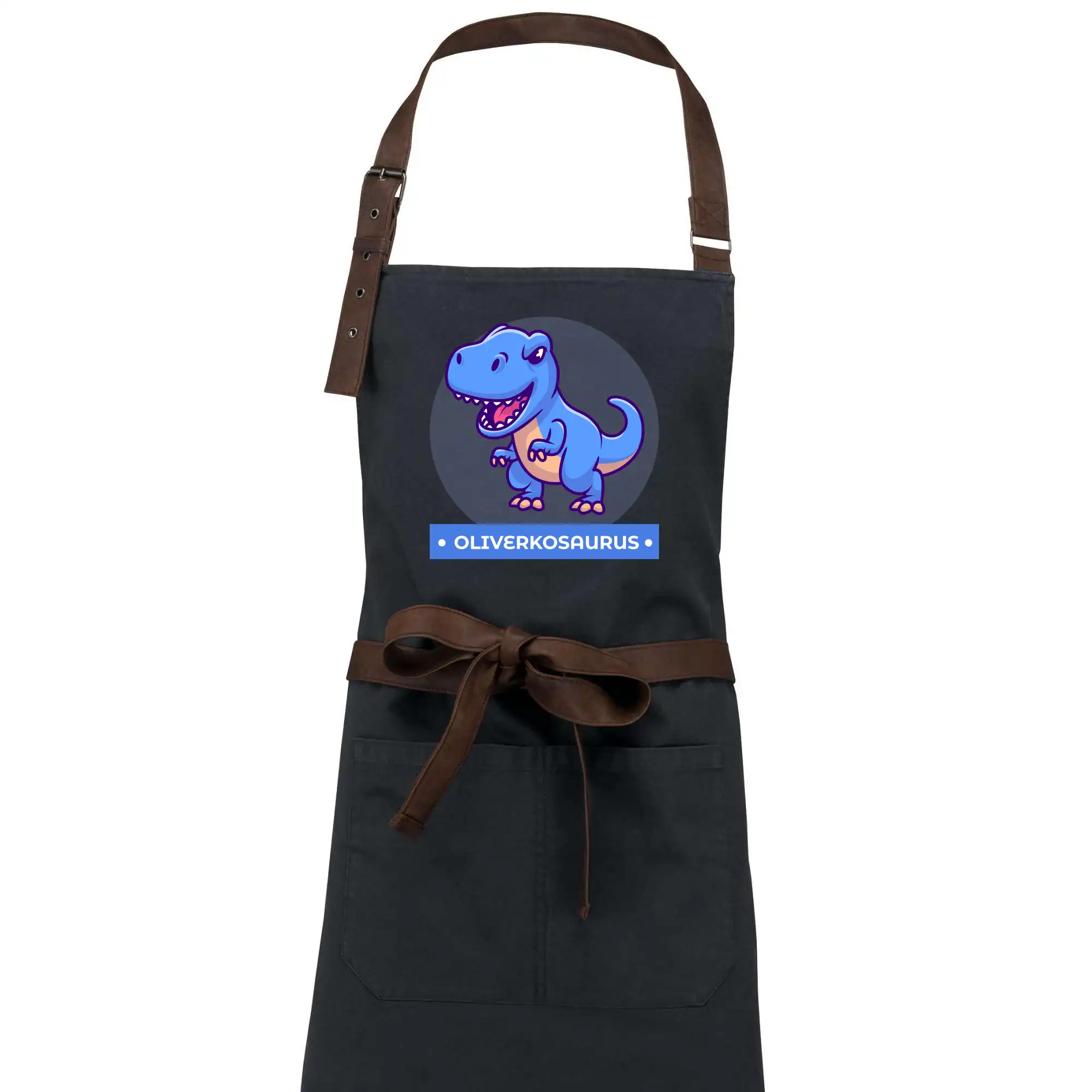 Detské tričká, mikiny a body s originálnymi potlačami | Veselé motívy pre chlapcov aj dievčatá - Dinosaurie mená - modrý dinosaurus - Zástera Vintage