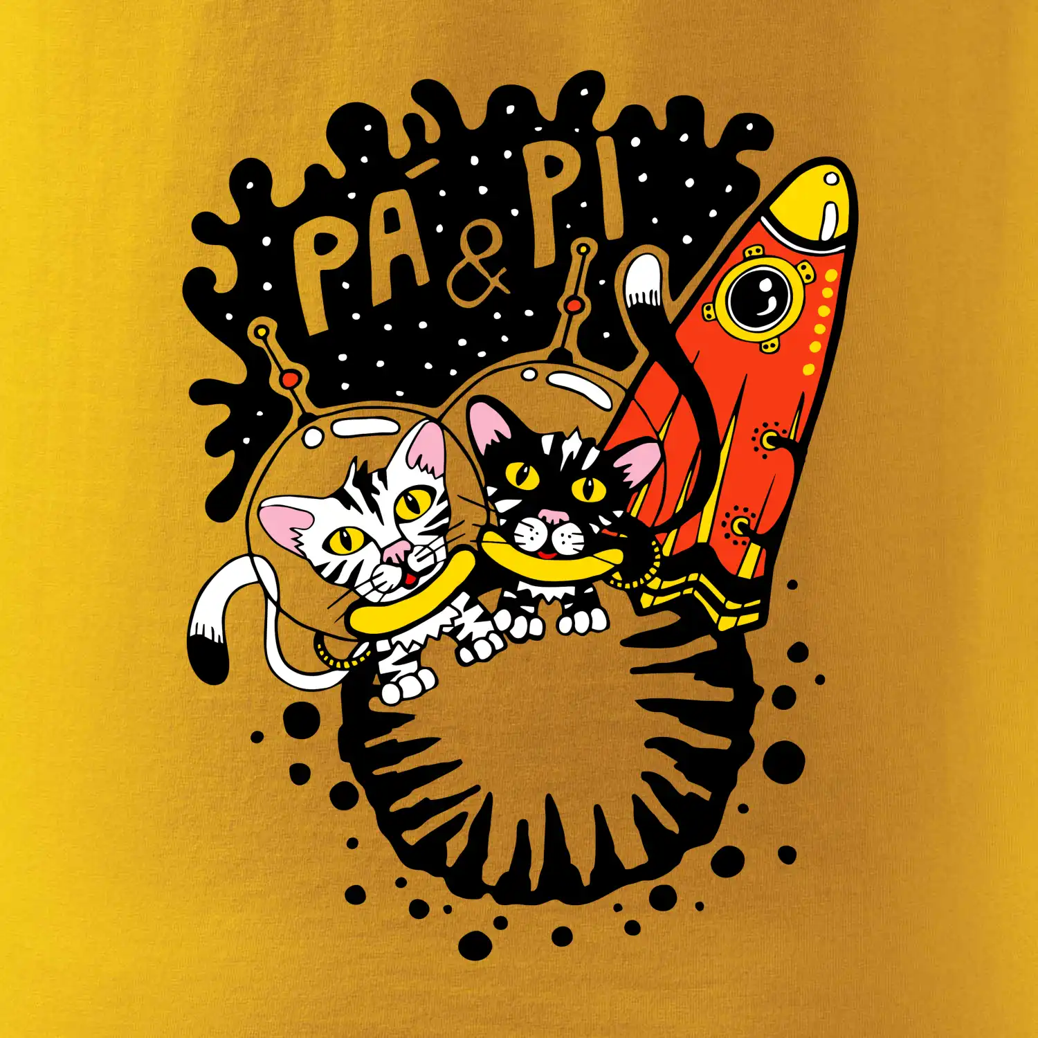 Pá a Pi z kočičí planety (Pecka Design)