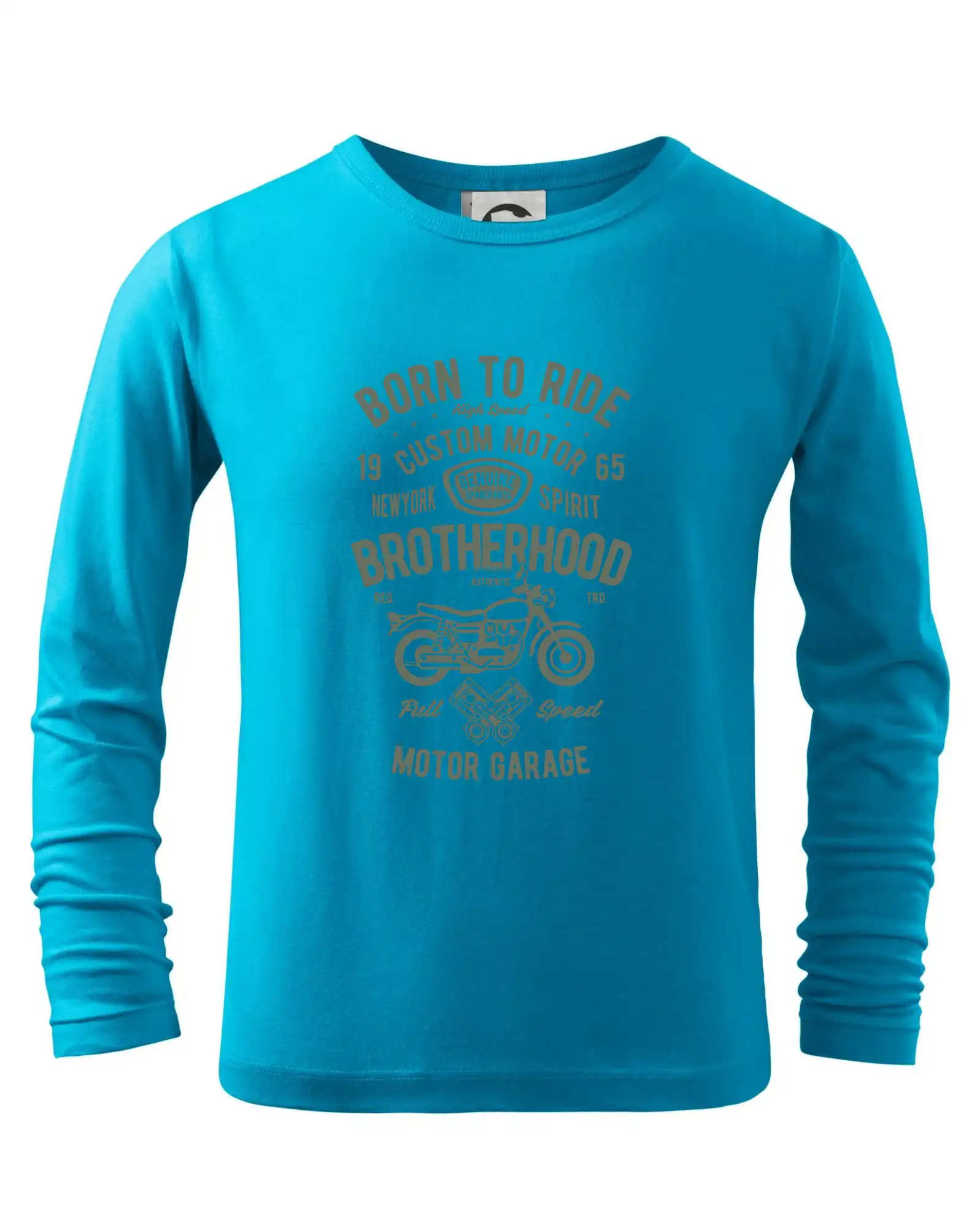 Tričká a mikiny s potlačou motoriek – pre pravých motorkárov - Motorcycle Brotherhood - Tričko detské Long Sleeve