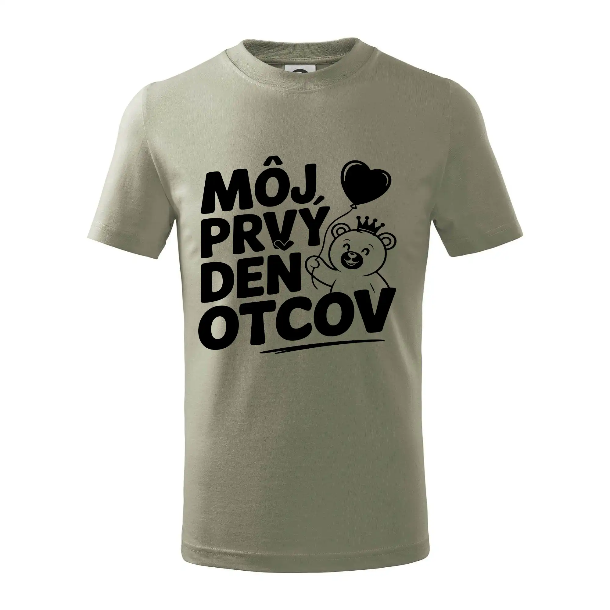 Môj prvý deň otcov - Medvídek a srdce - Tričko detské bavlnené