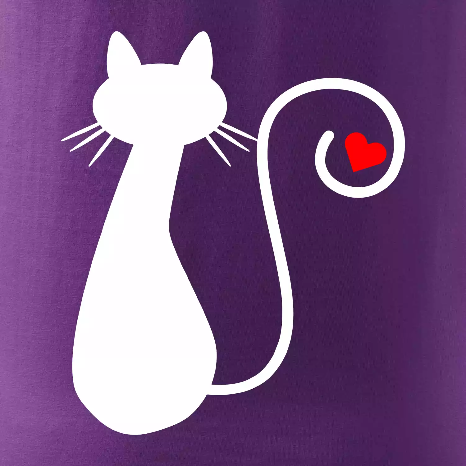 Zamilovaná kočka ocásek