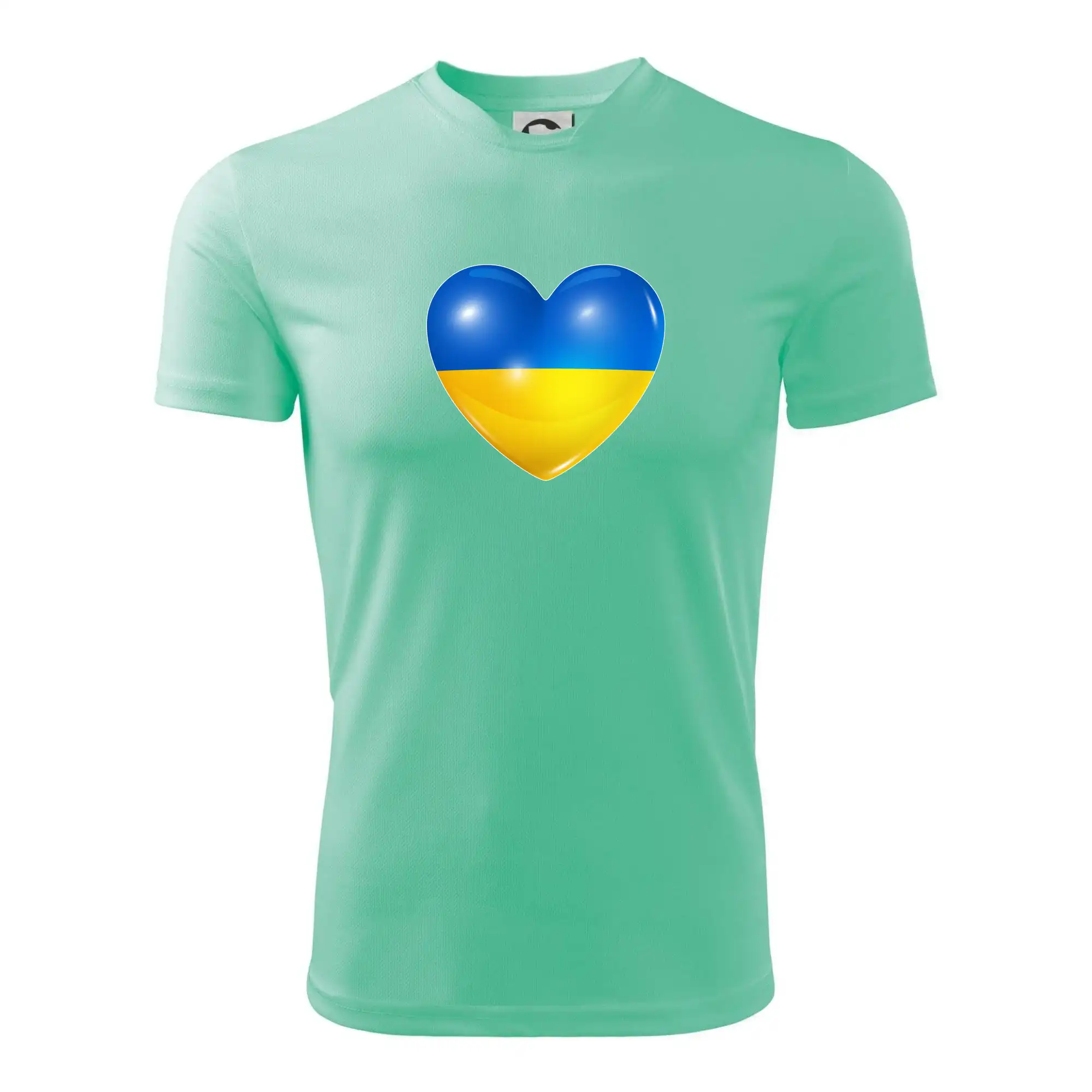 Ukrajina srdce vlajka