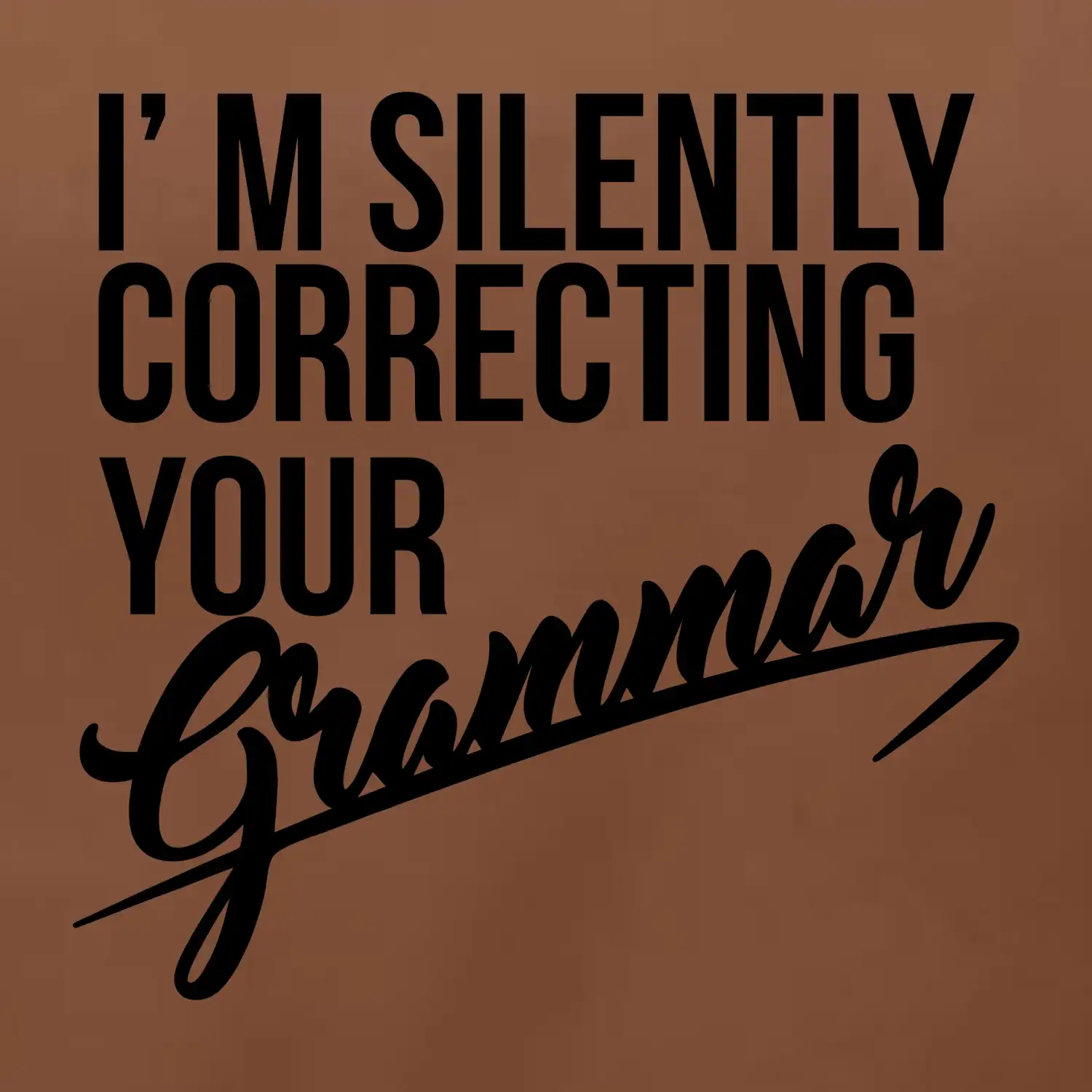Correcting grammar