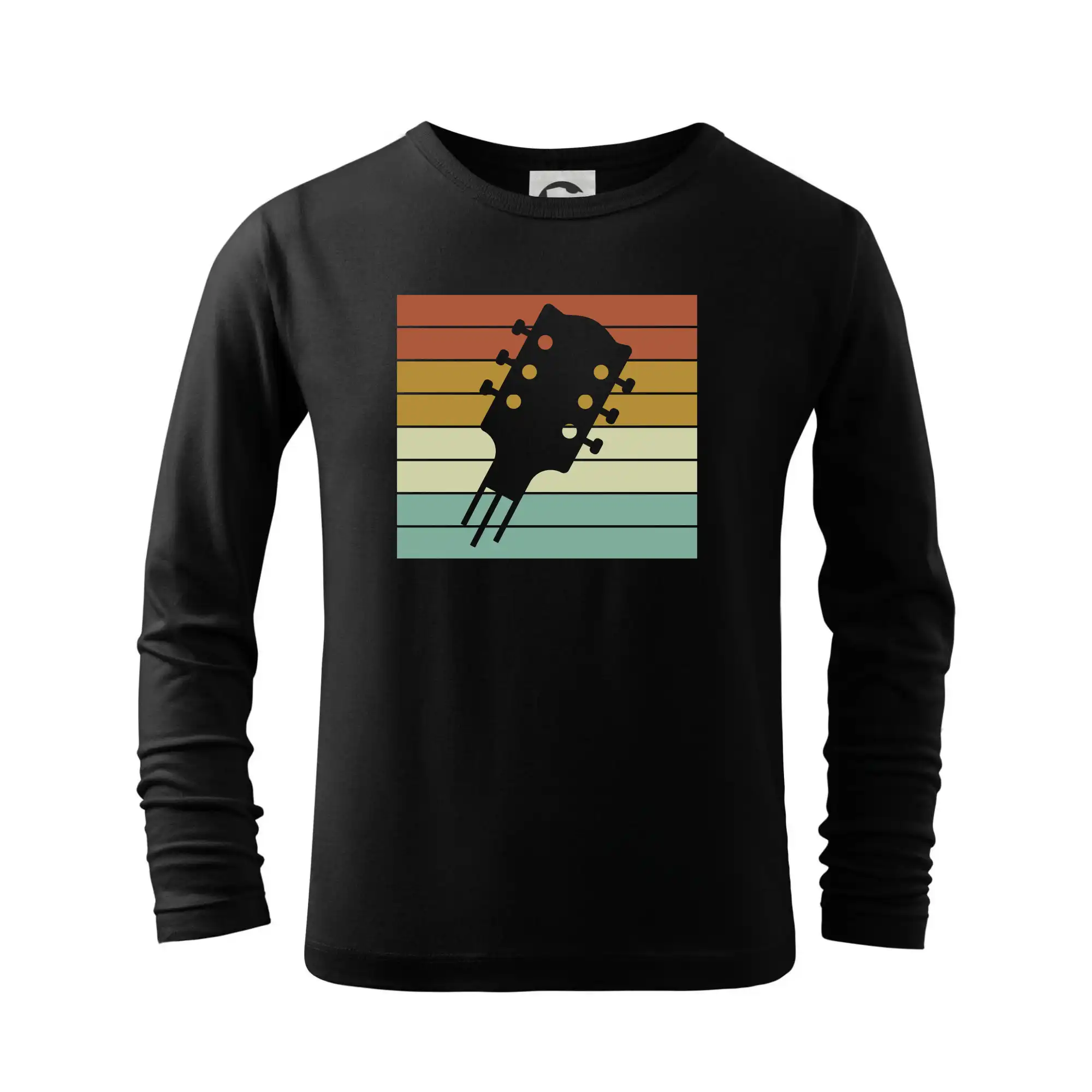 Vintage gitara - Tričko detské Long Sleeve