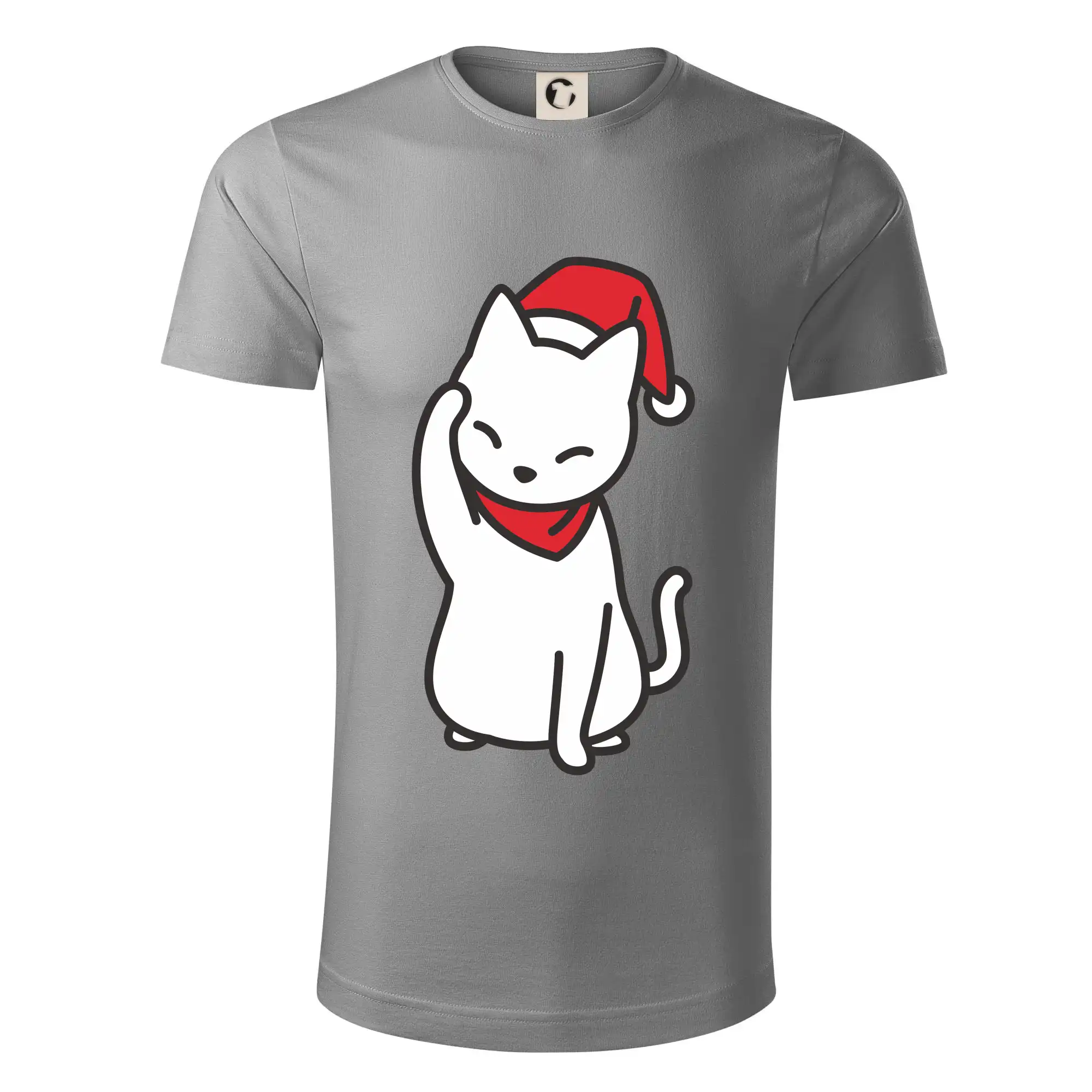 Vánoční kočka mávající