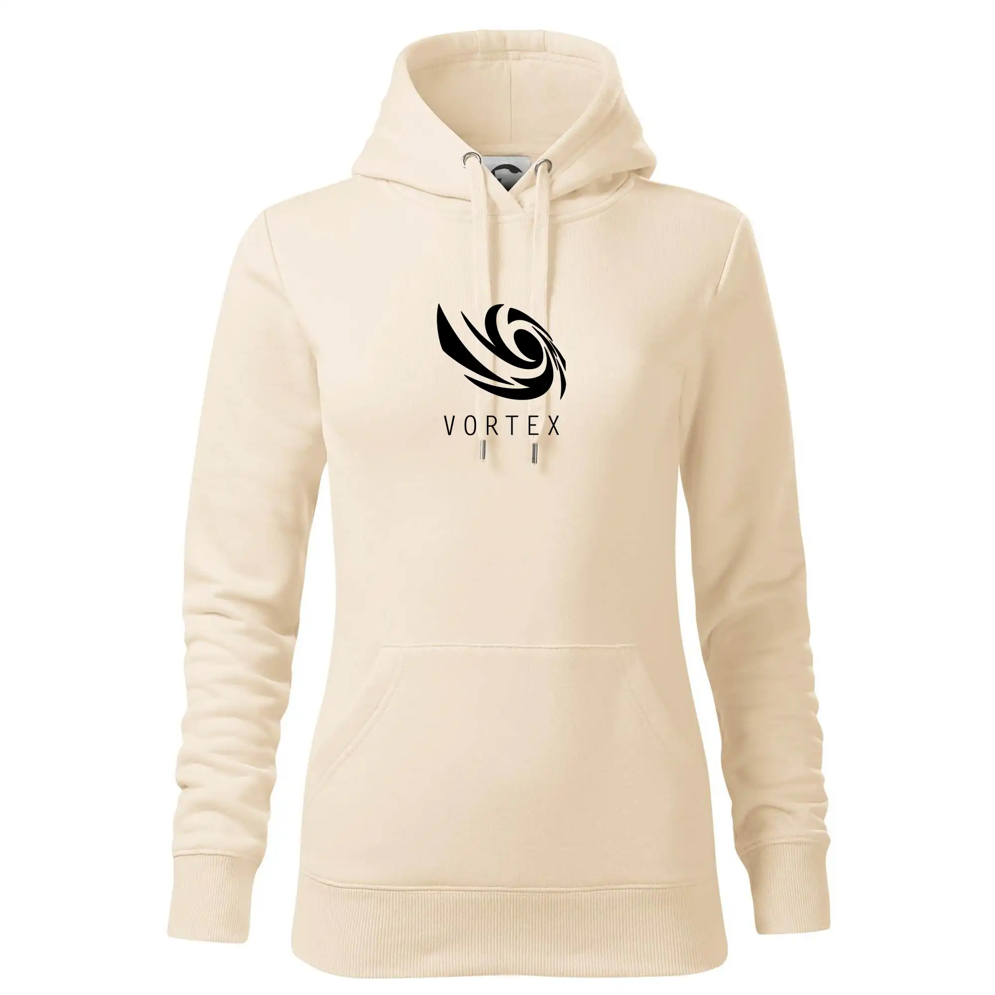 Tričká, mikiny a šiltovky pre Youtubery - Vortex logo jednofarebné - Mikina dámská Cape s kapucí