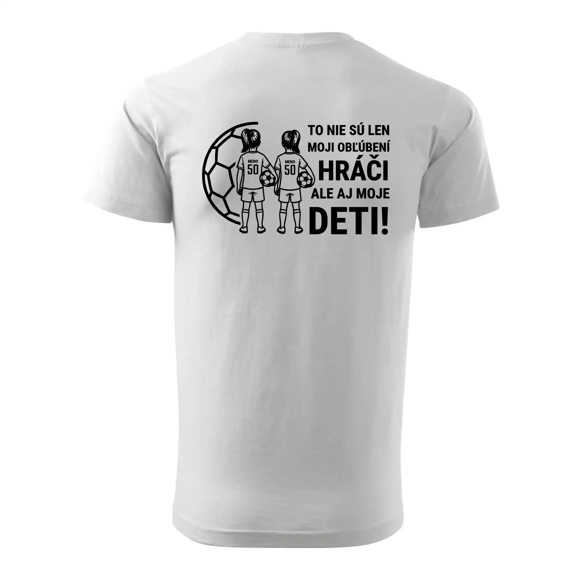Futbalový otec - Dve dcéry (vaše meno a číslo)
