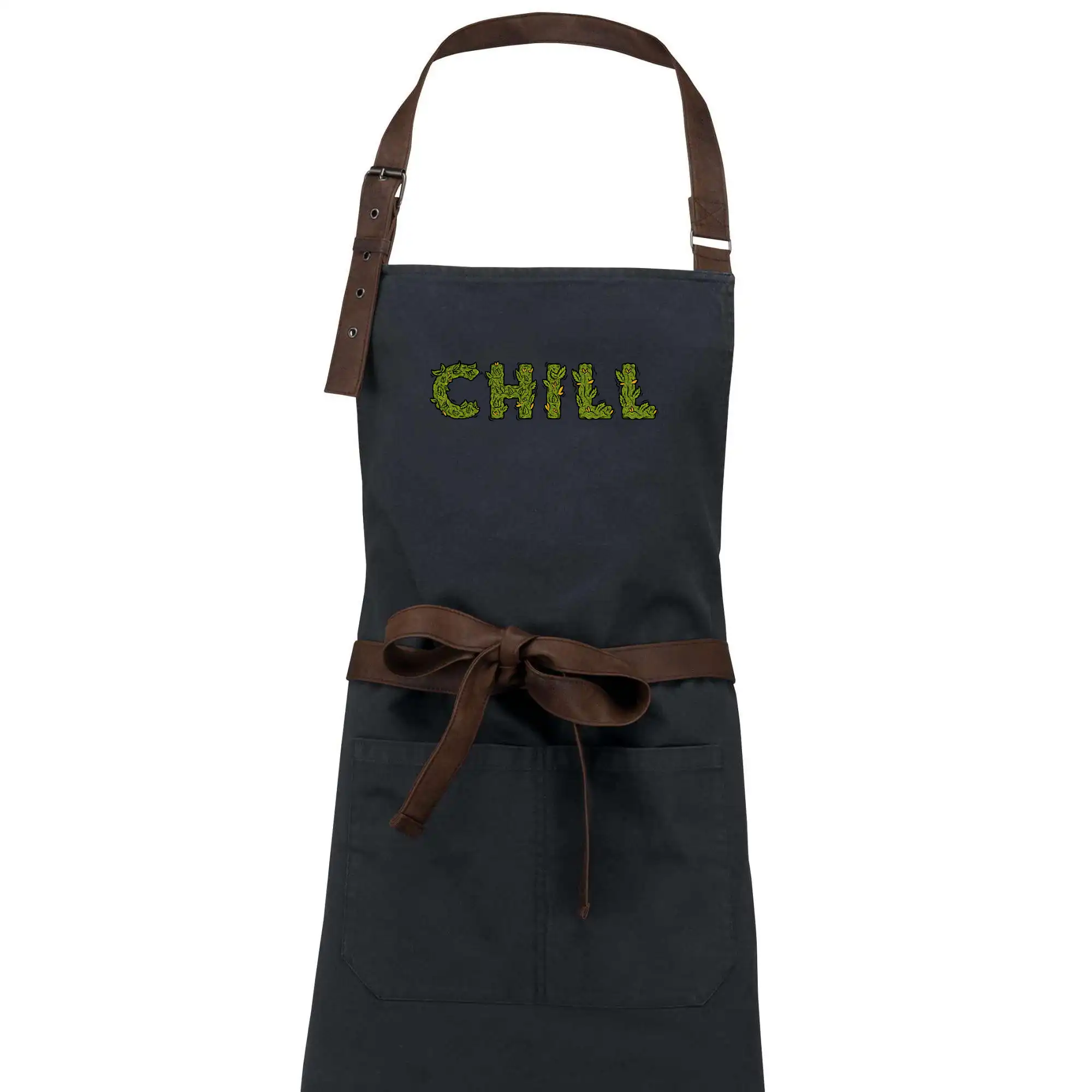 Tričká pre pohodový ľudí - Konopi nápis chill - Zástera Vintage
