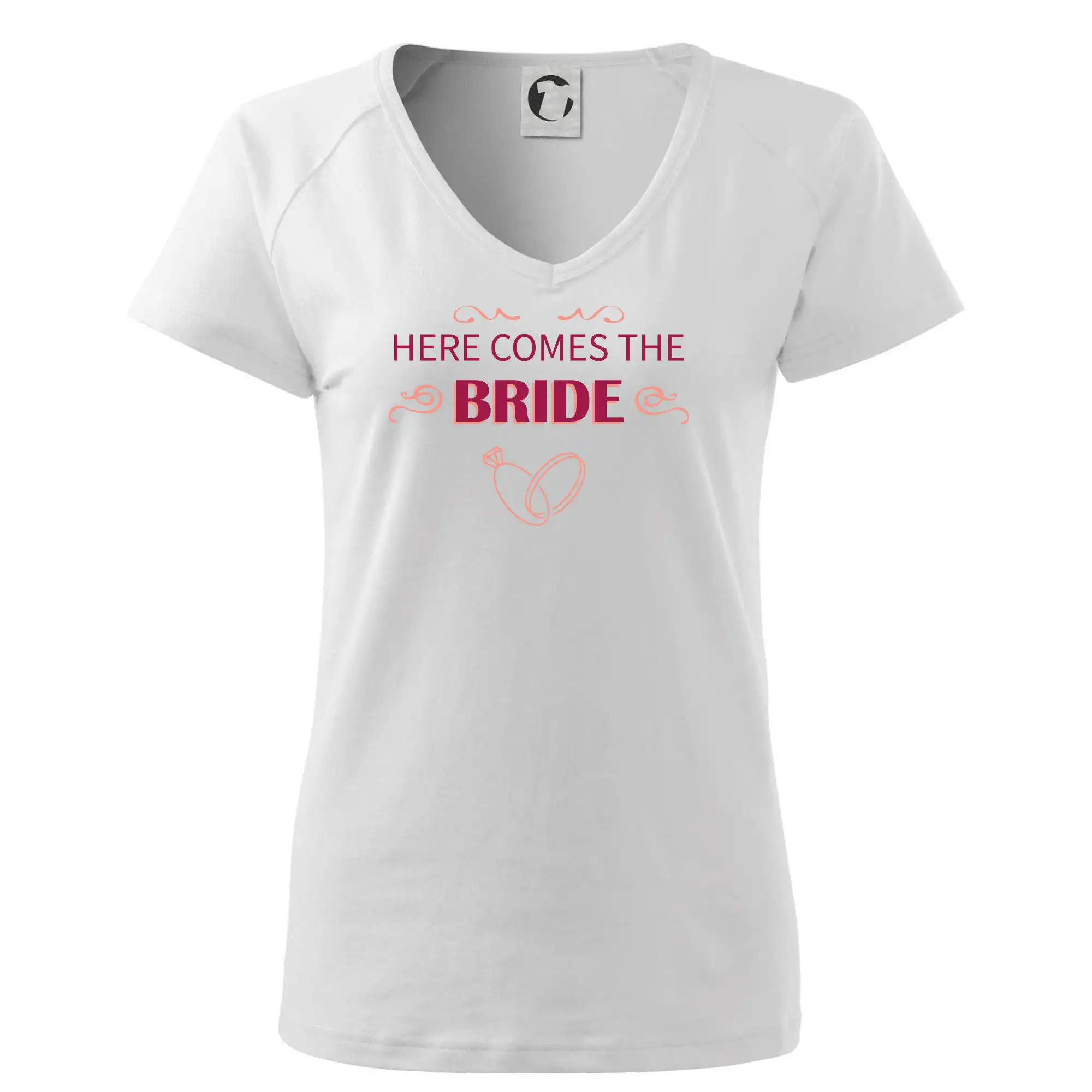 Tričká na rozlúčku so slobodou - Here comes the bride - Tričko dámske Dream